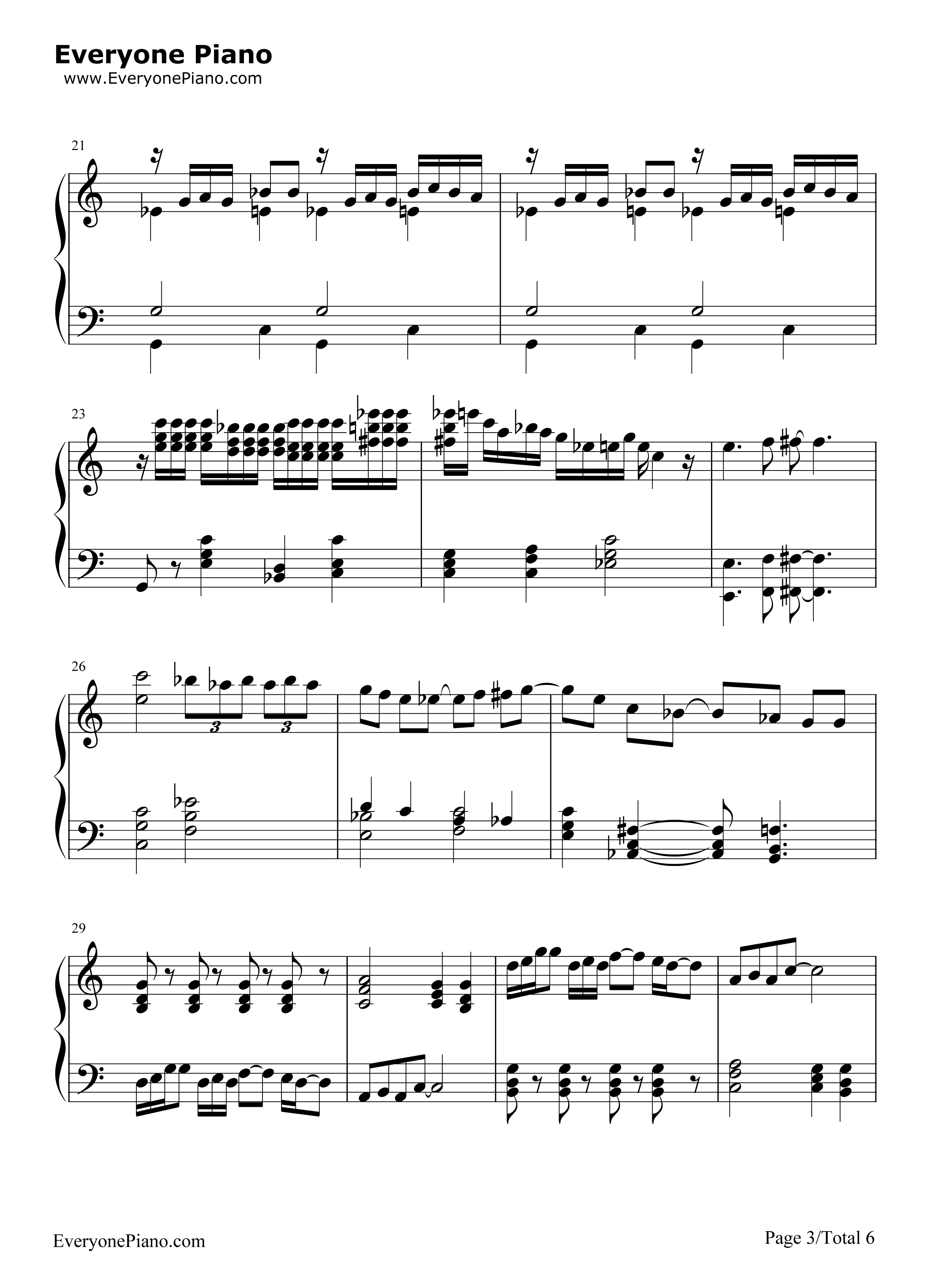 蓝色狂想曲钢琴谱_乔治·格什温__George_Gershwin