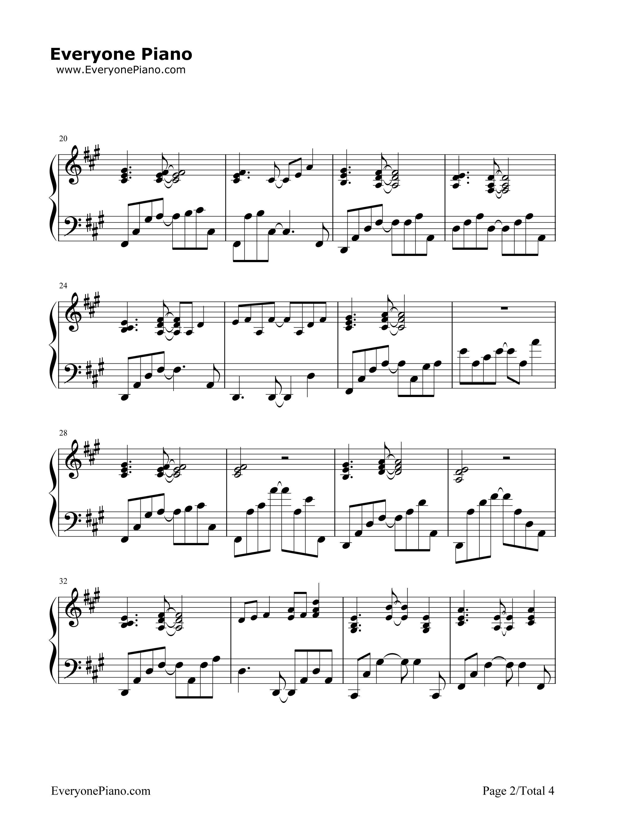 一阵の风钢琴谱_菊地创