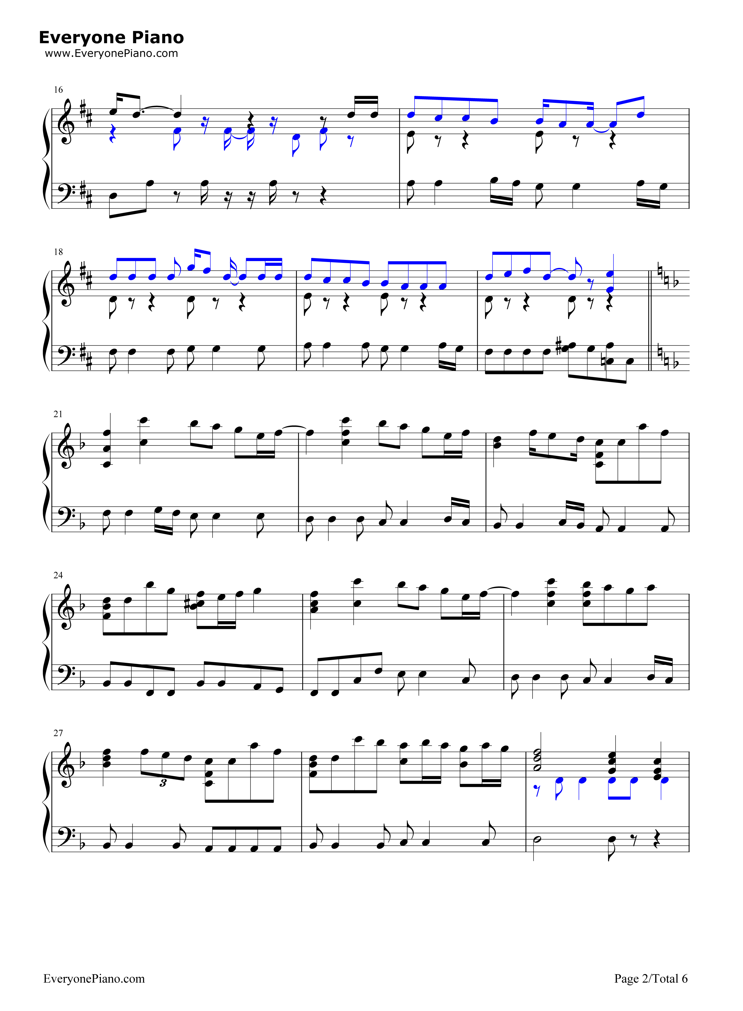 Always钢琴谱_仓木麻衣