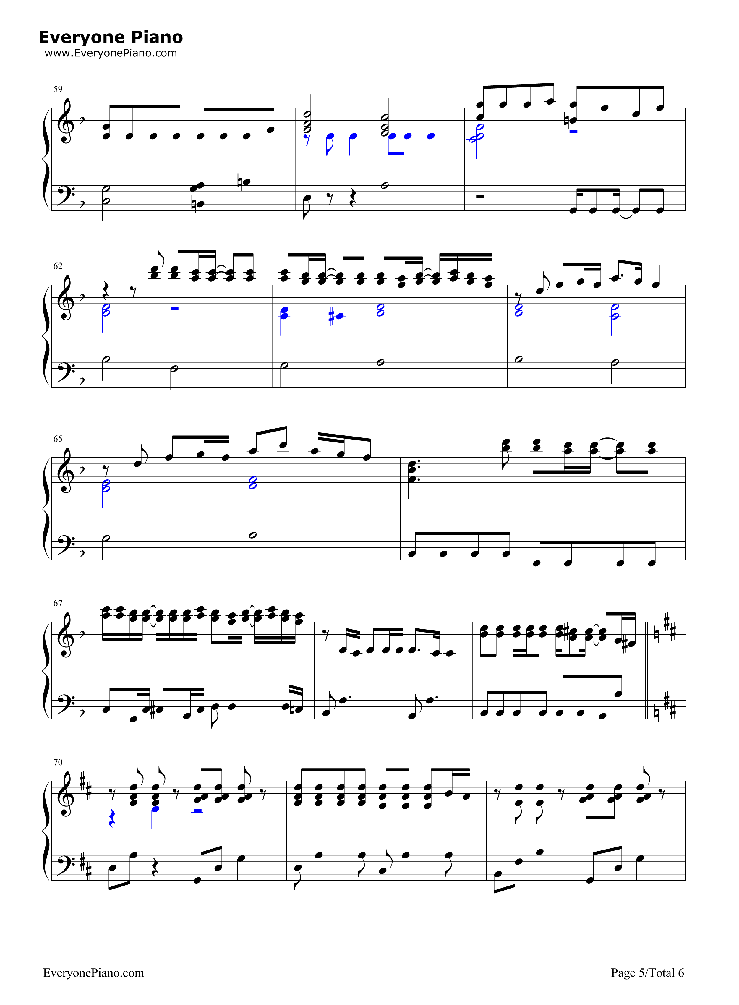 Always钢琴谱_仓木麻衣