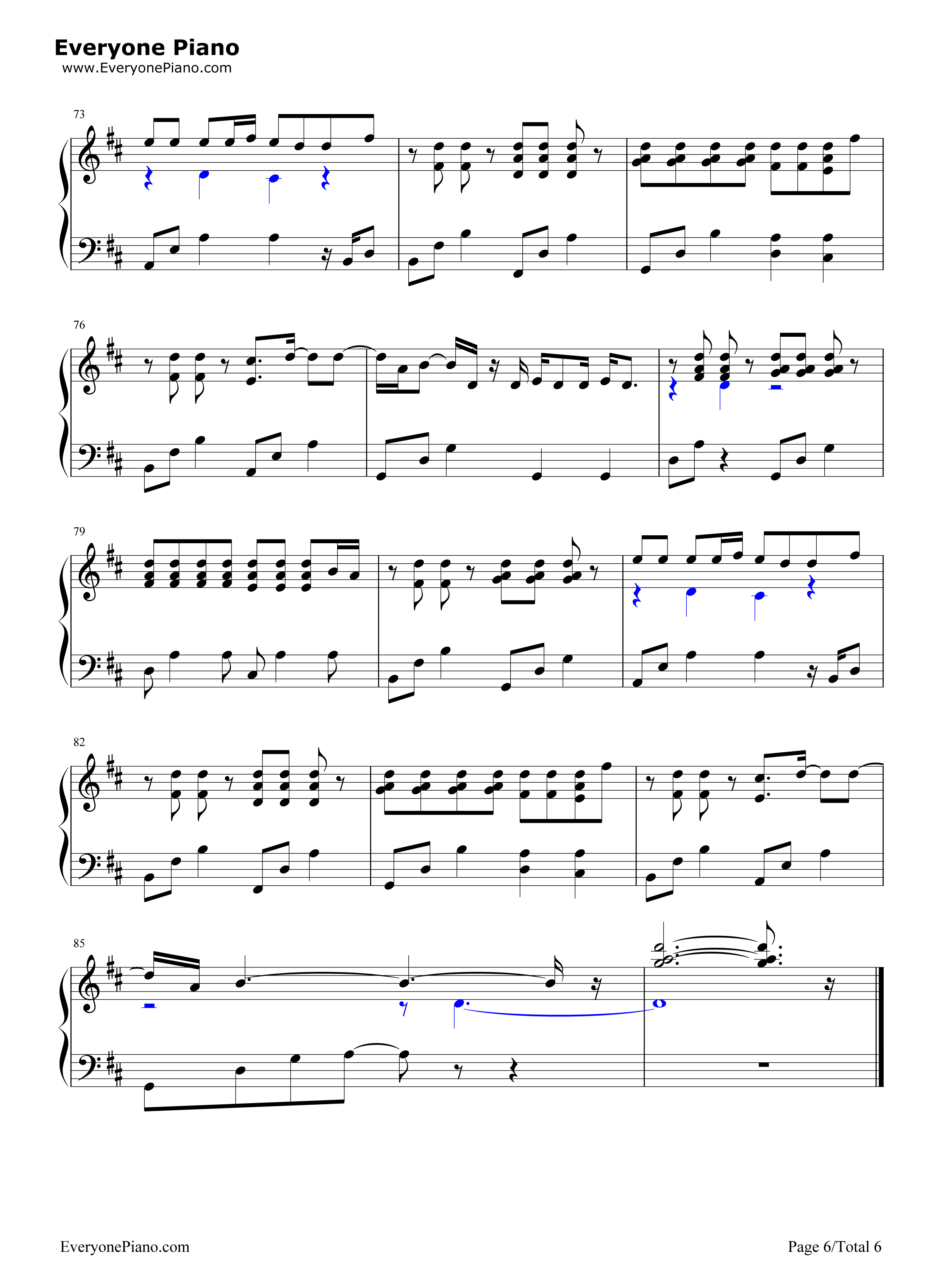 Always钢琴谱_仓木麻衣