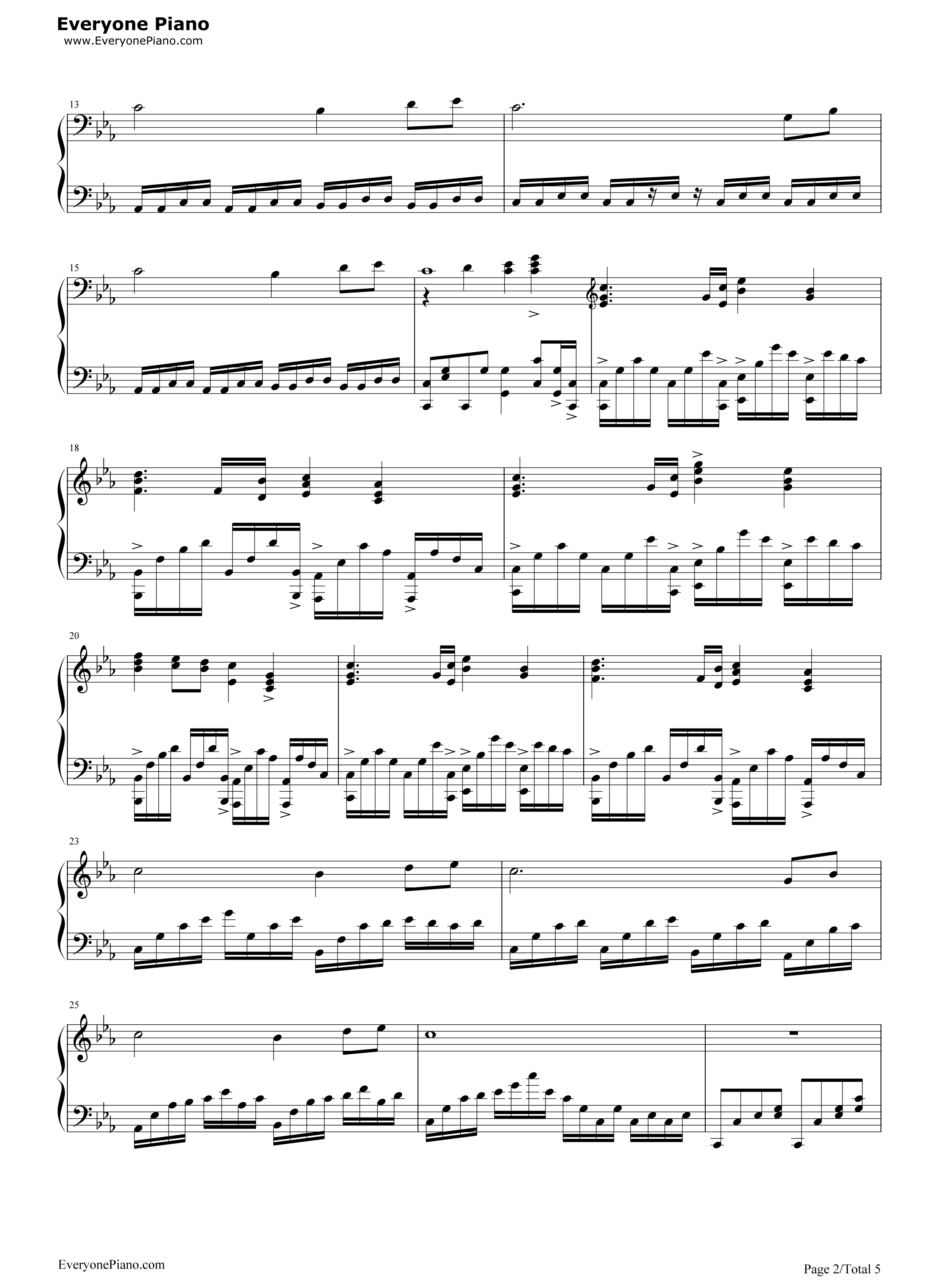 Arrival_To_Earth钢琴谱_Steve_Jablonsky