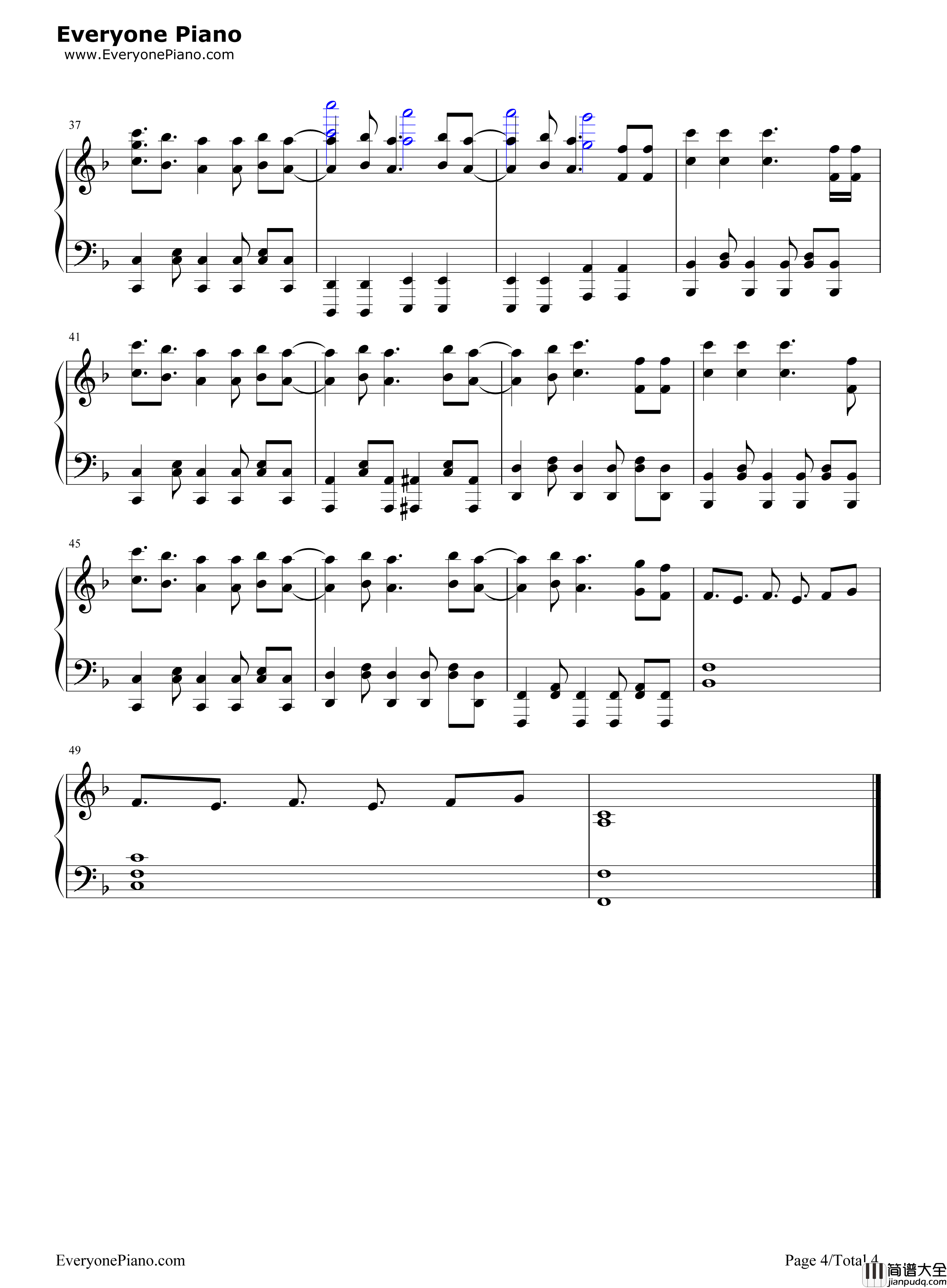 イマココ钢琴谱_东山奈央