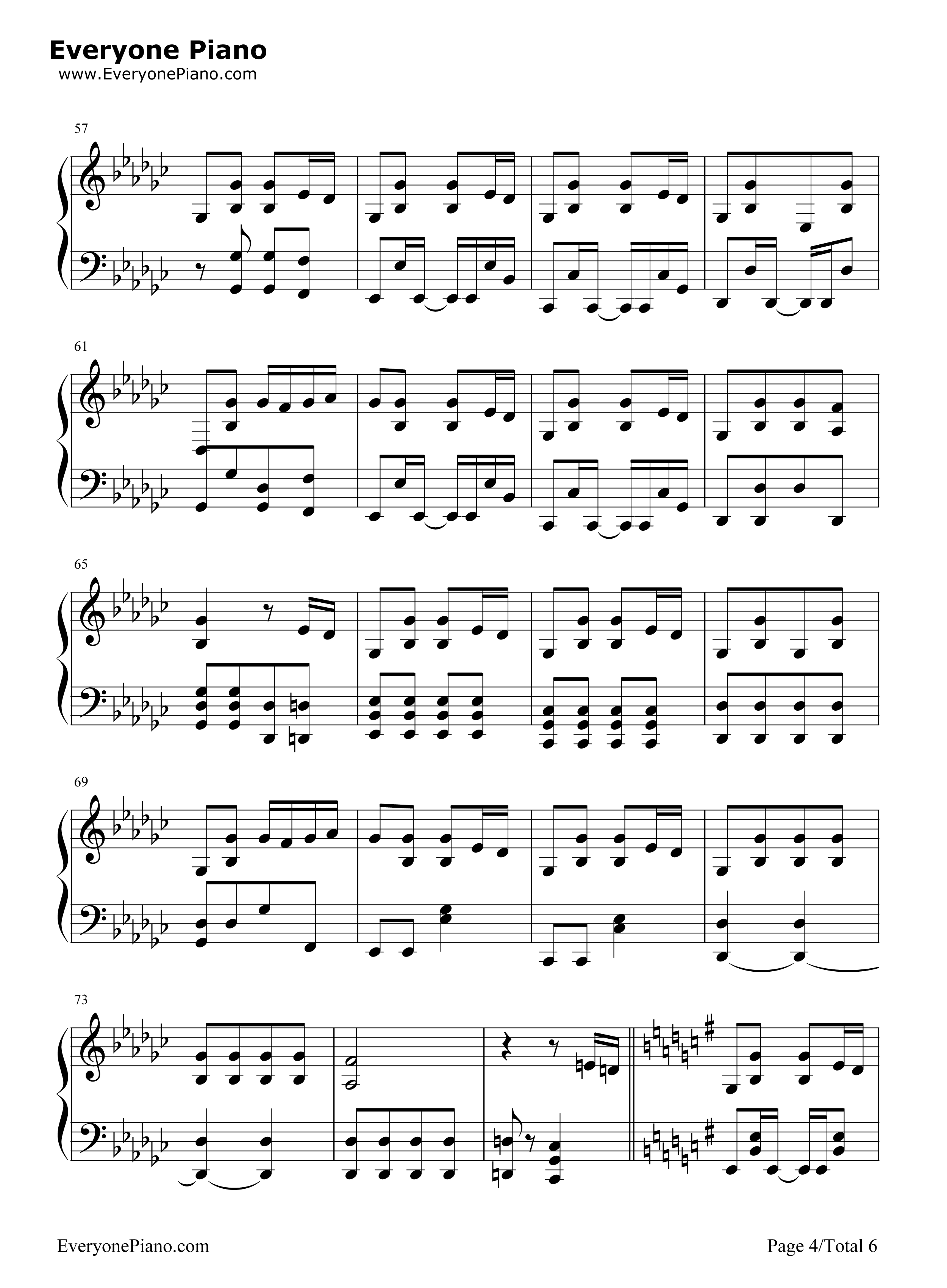 ねこふんじゃった钢琴谱_未知