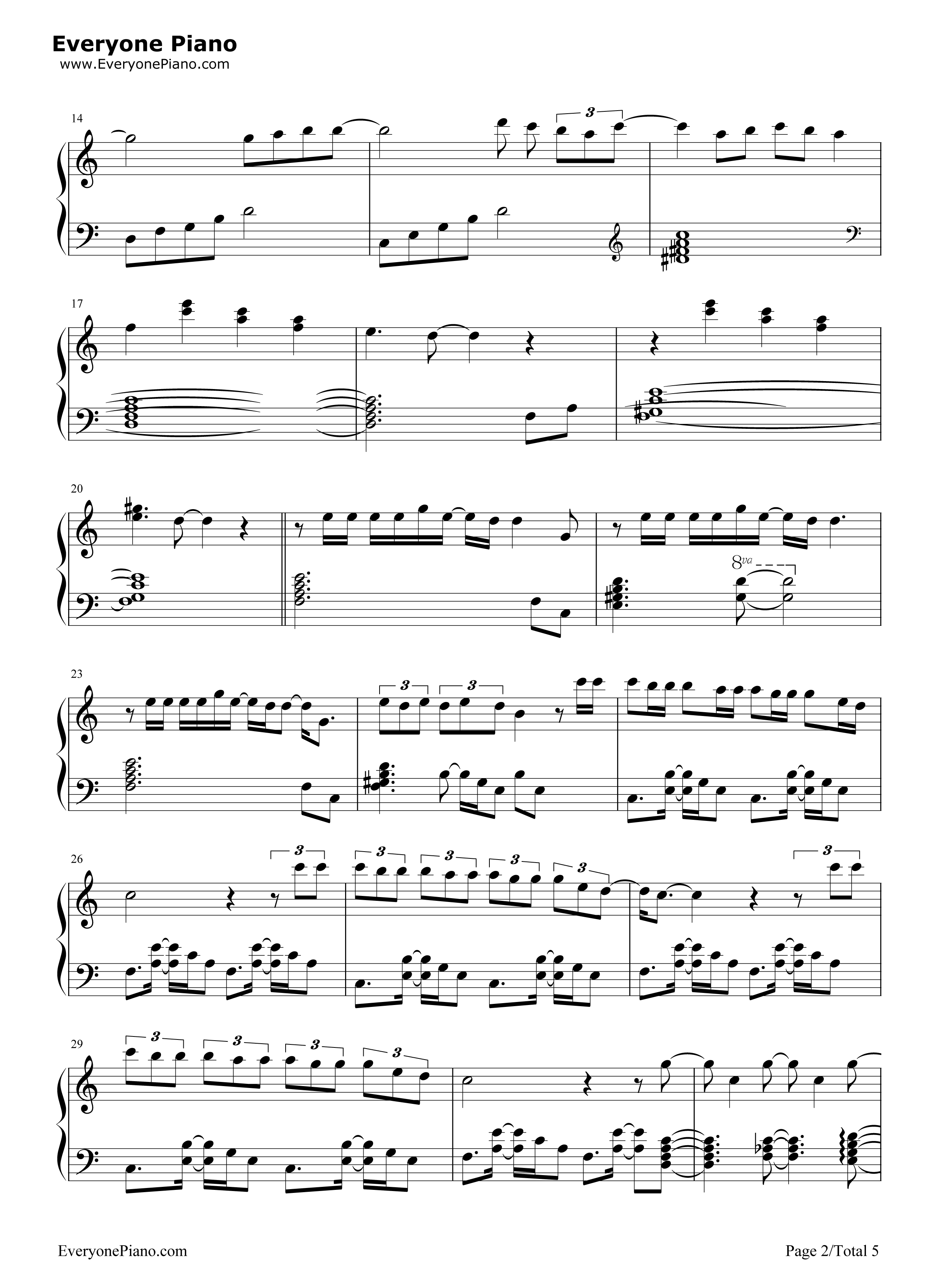 Here_Comes_A_Thought钢琴谱_Rebecca_Sugar