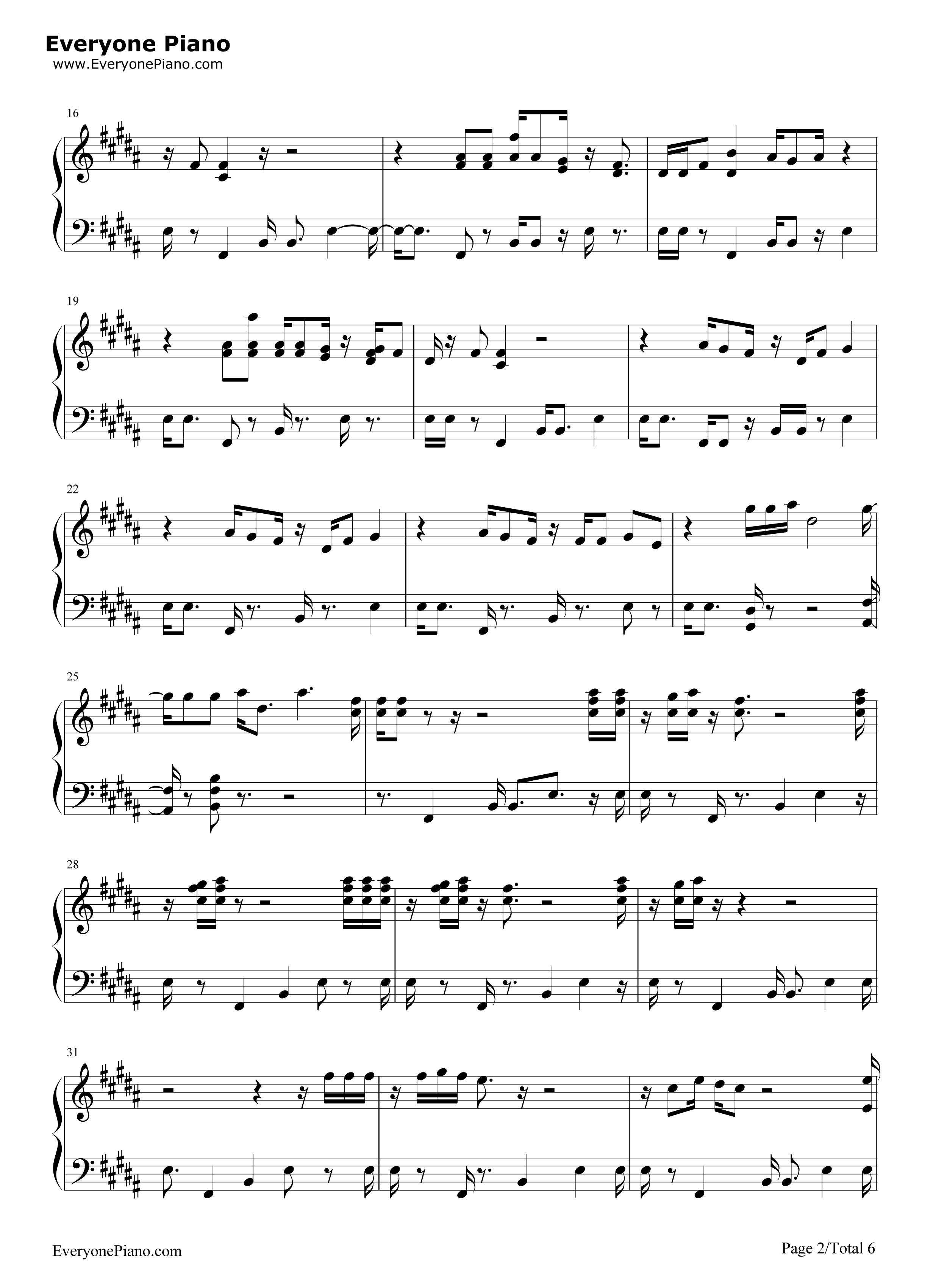 Yellow_Light钢琴谱_Pharrell_Williams