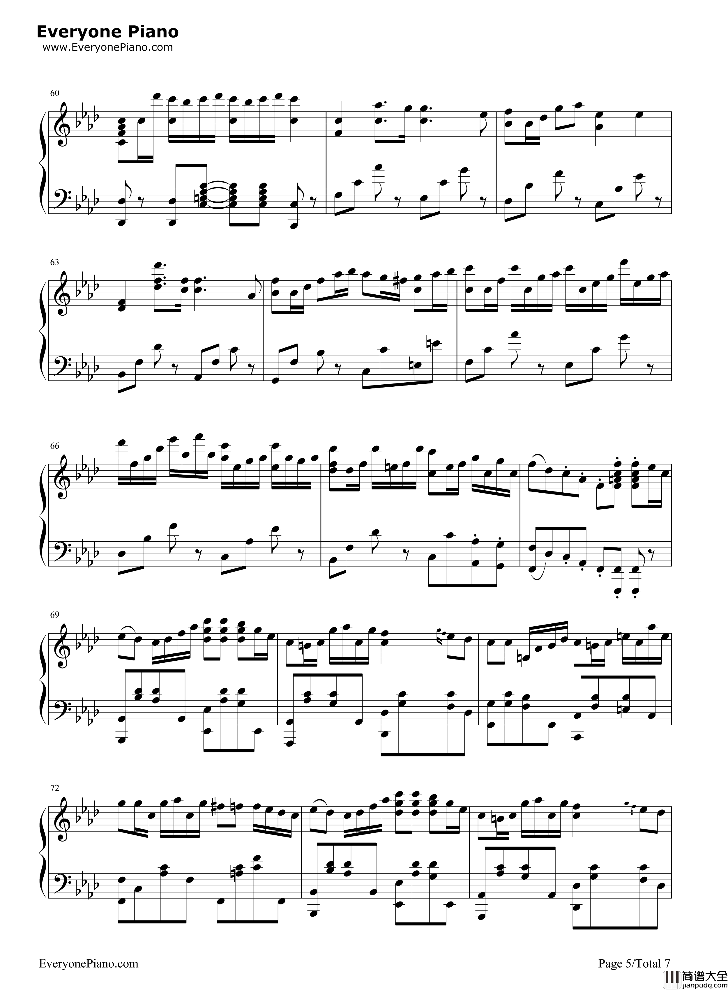 君往何处钢琴谱_M2U