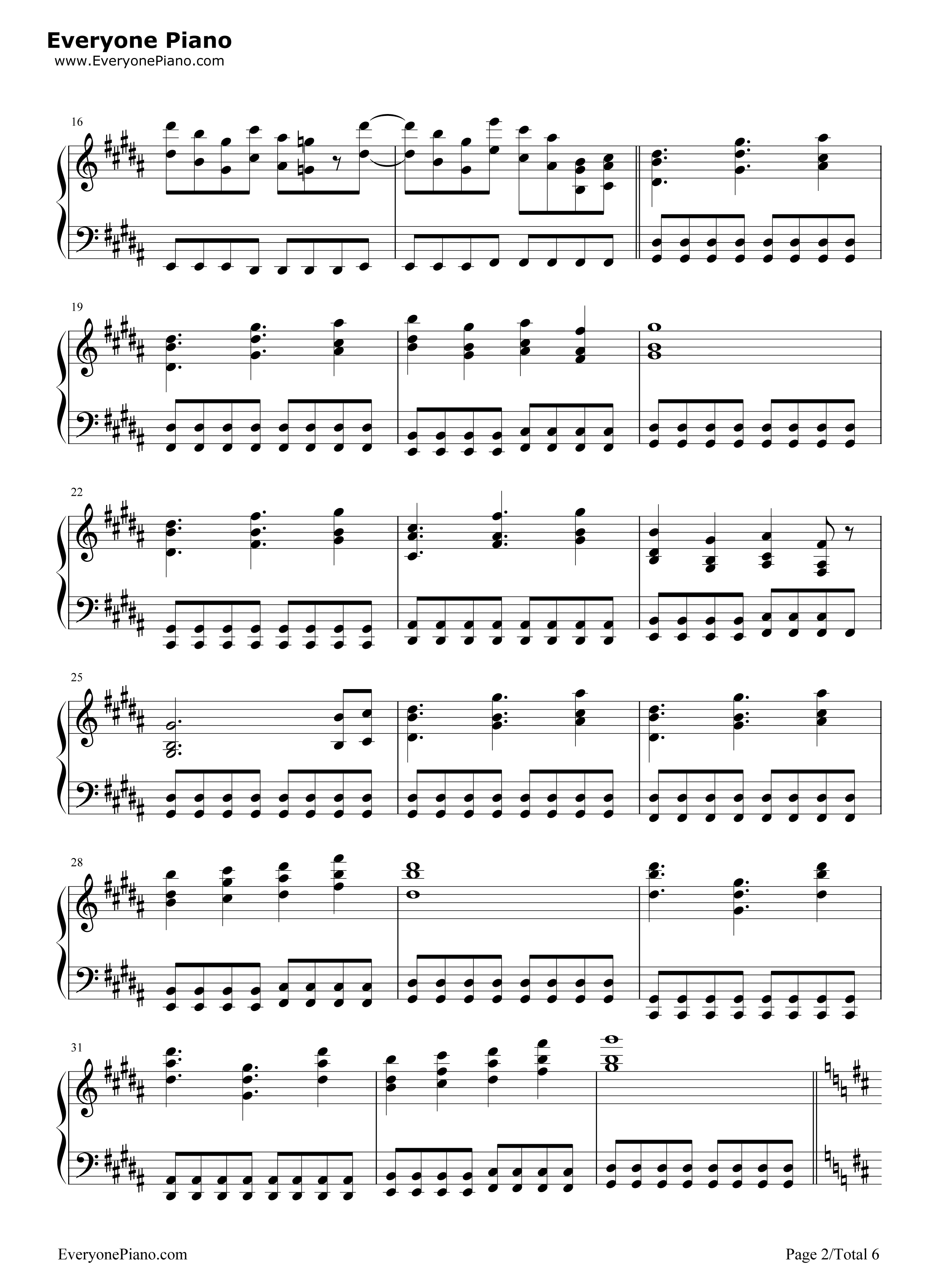 幽雅に咲かせ_墨染の桜_～_Border_of_Life钢琴谱_东方Project