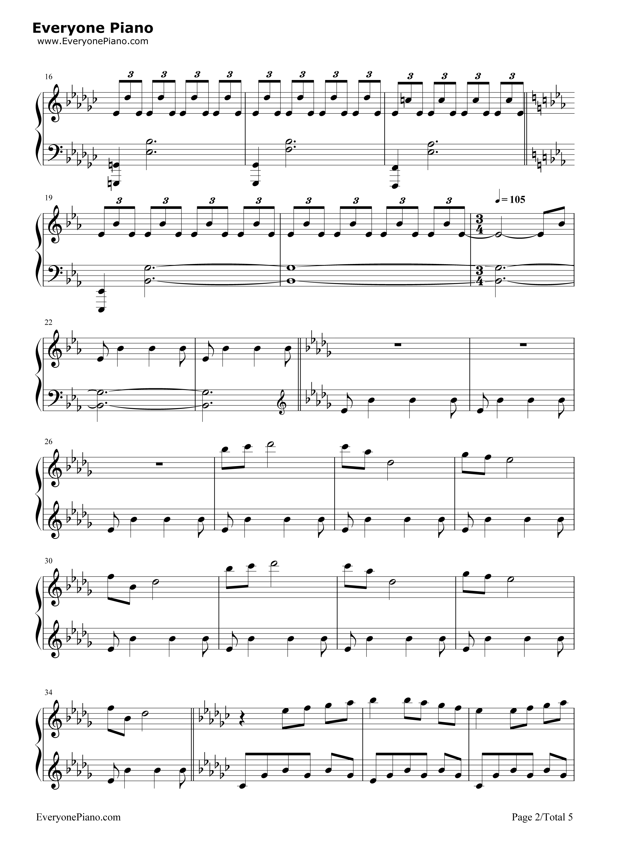 Walt钢琴谱_菅野洋子