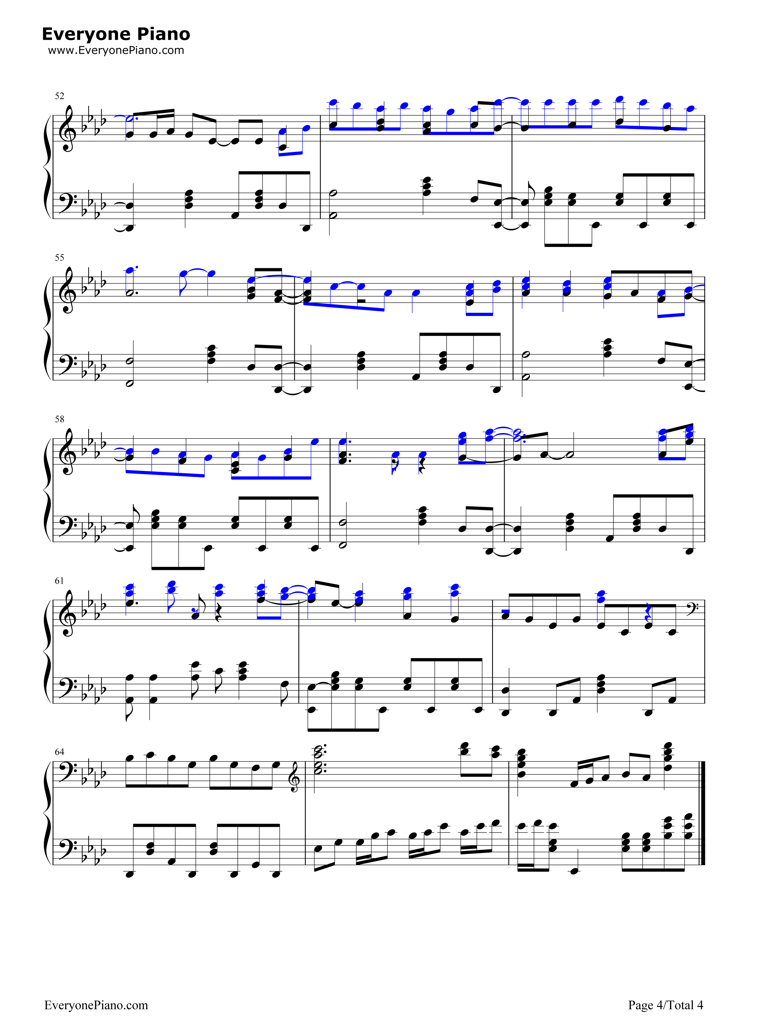 World_Étude钢琴谱_阿尔泰尔（CV：丰崎爱生）