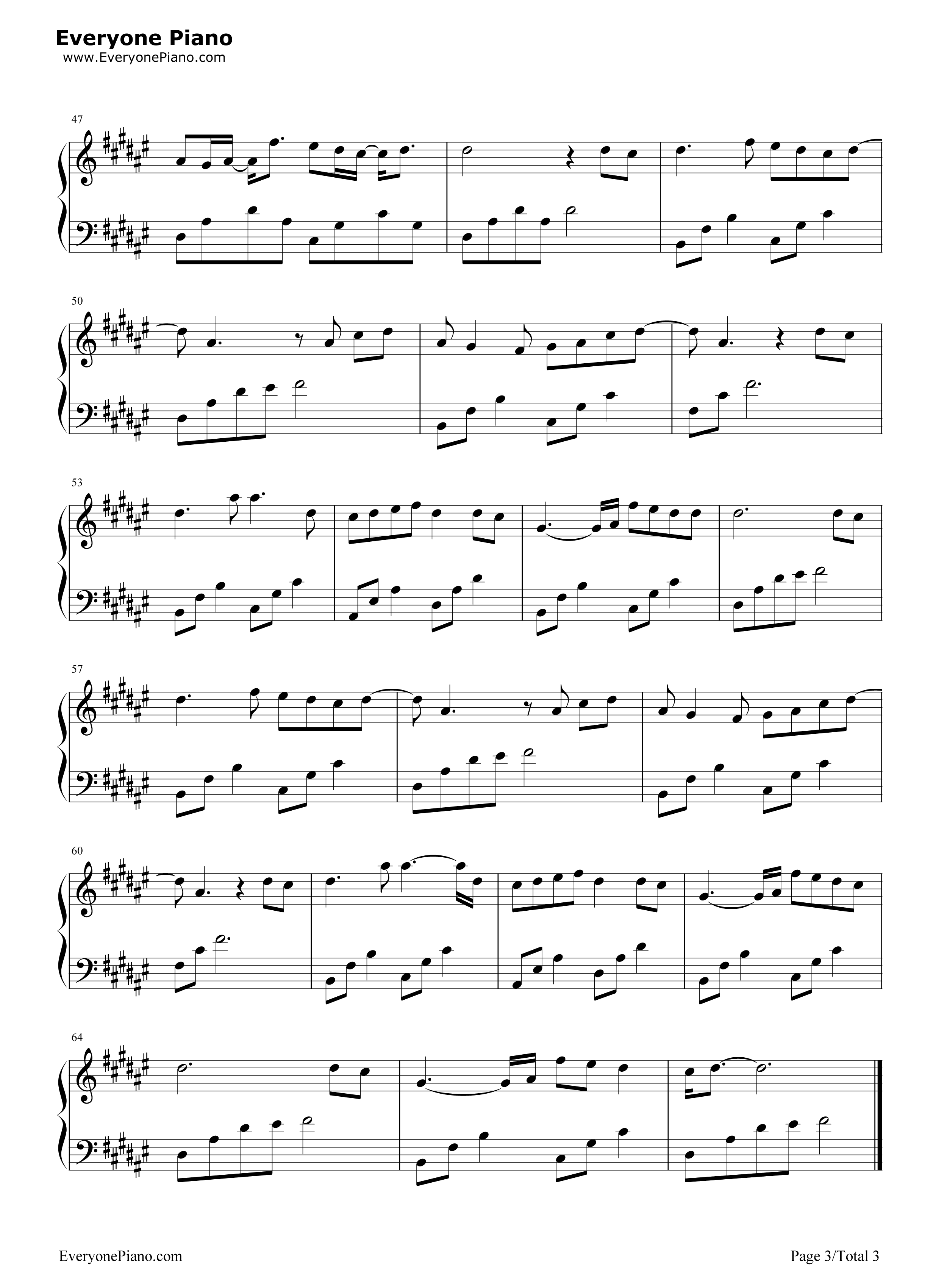 不如笑归去钢琴谱_周传雄