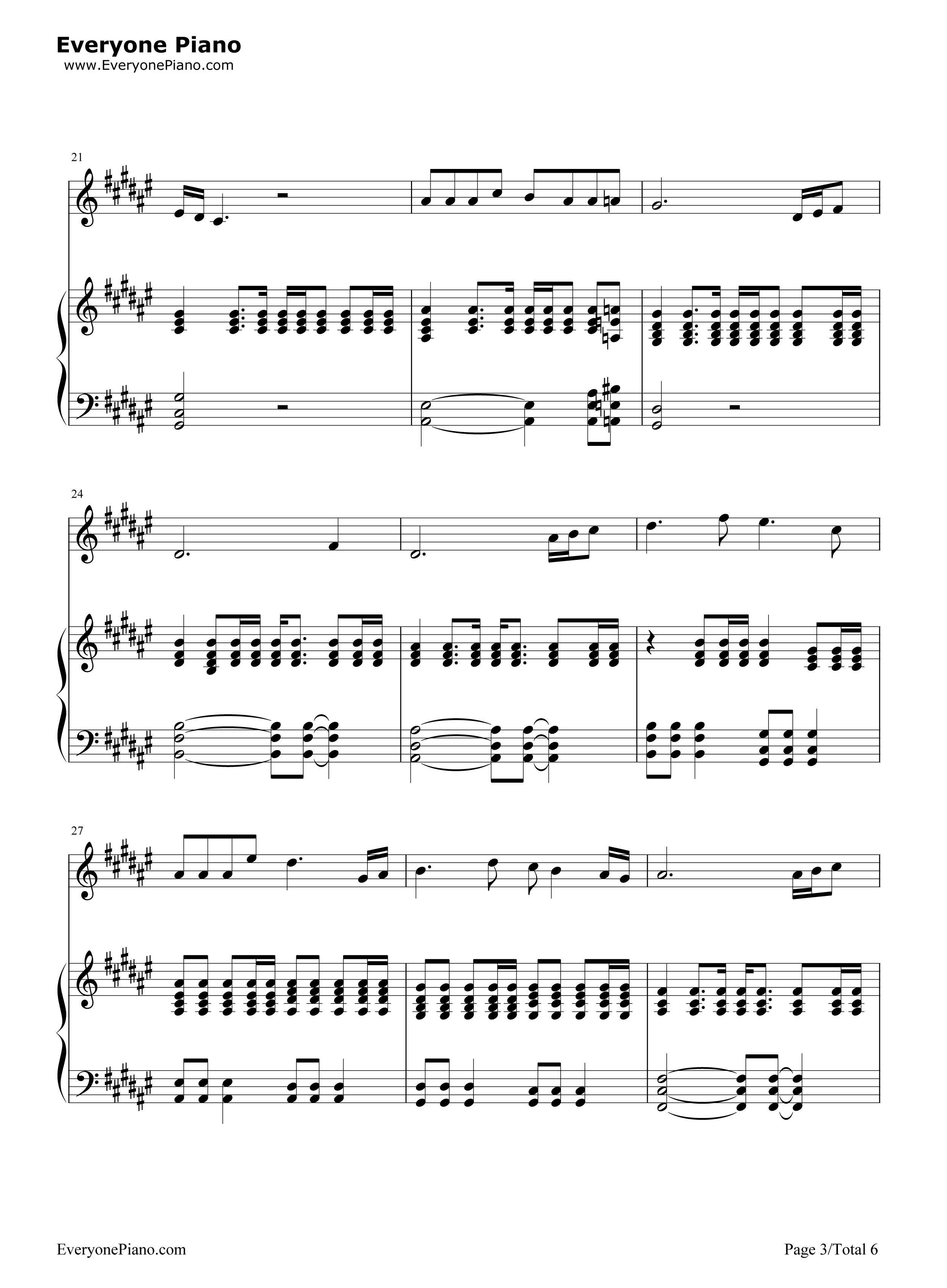 旅行钢琴谱_许巍