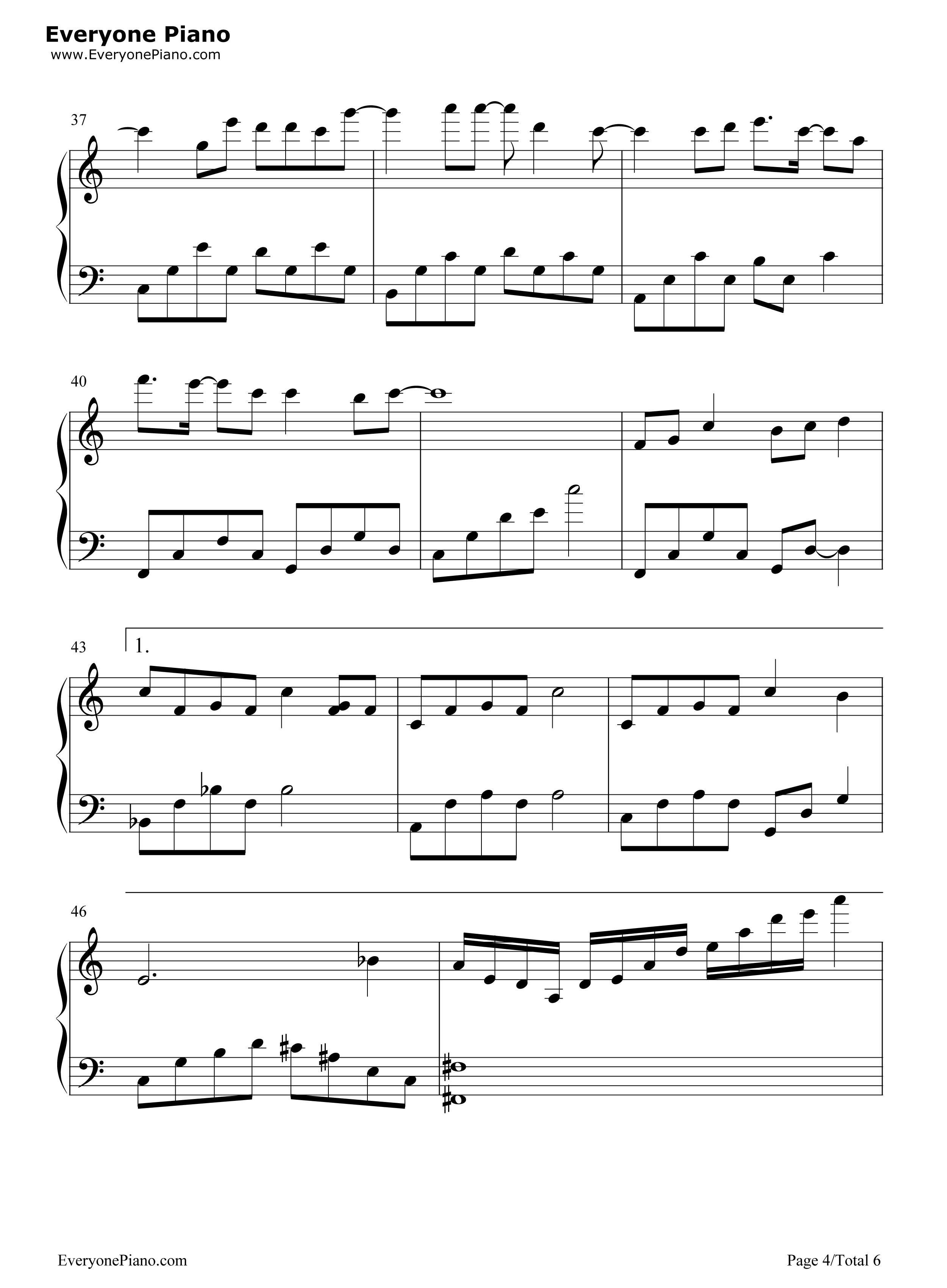 GoodBye_My_Love钢琴谱_何俊明