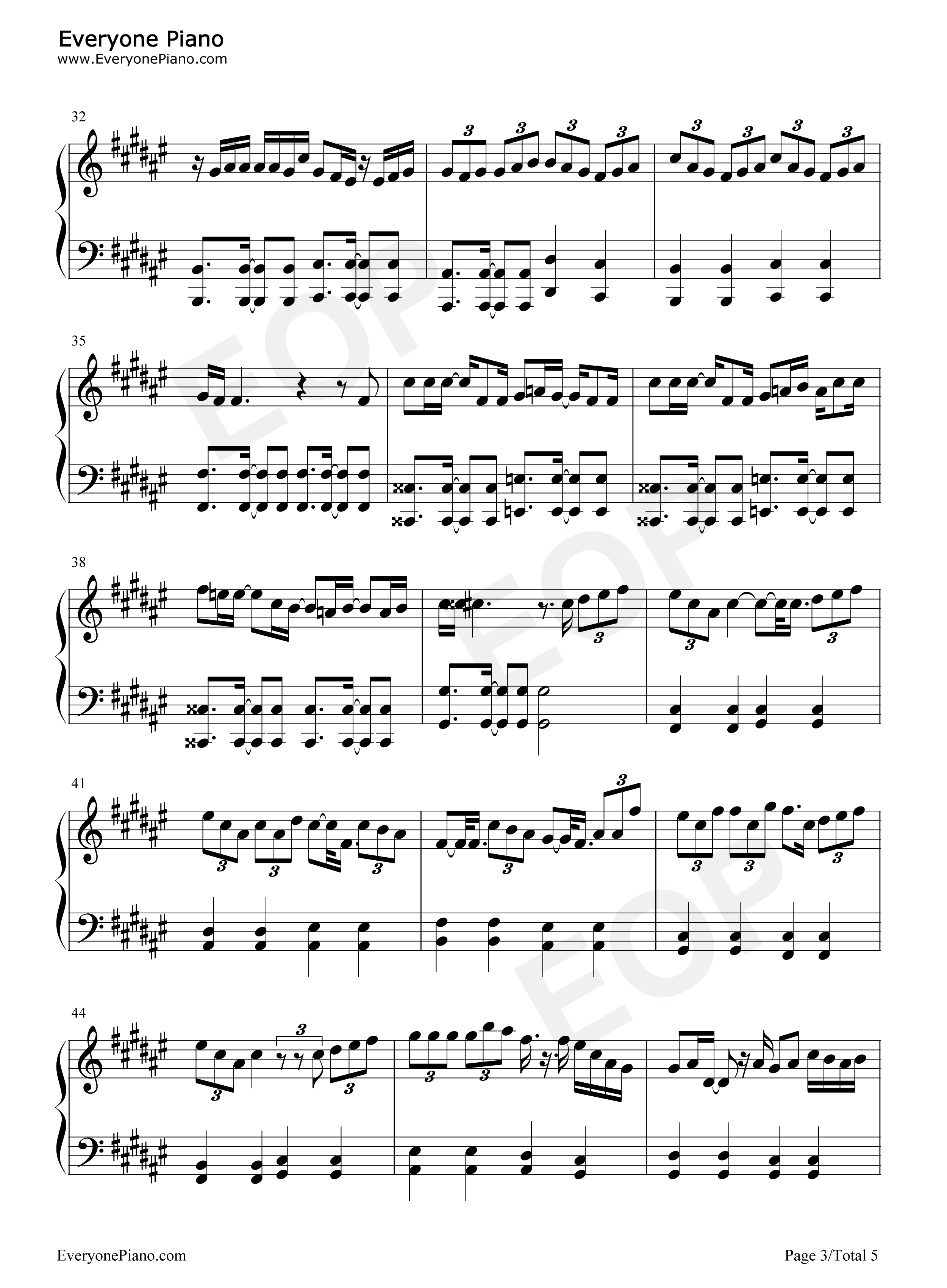 Turn_to_You钢琴谱_FANTASTICS_from_EXILE_TRIBE