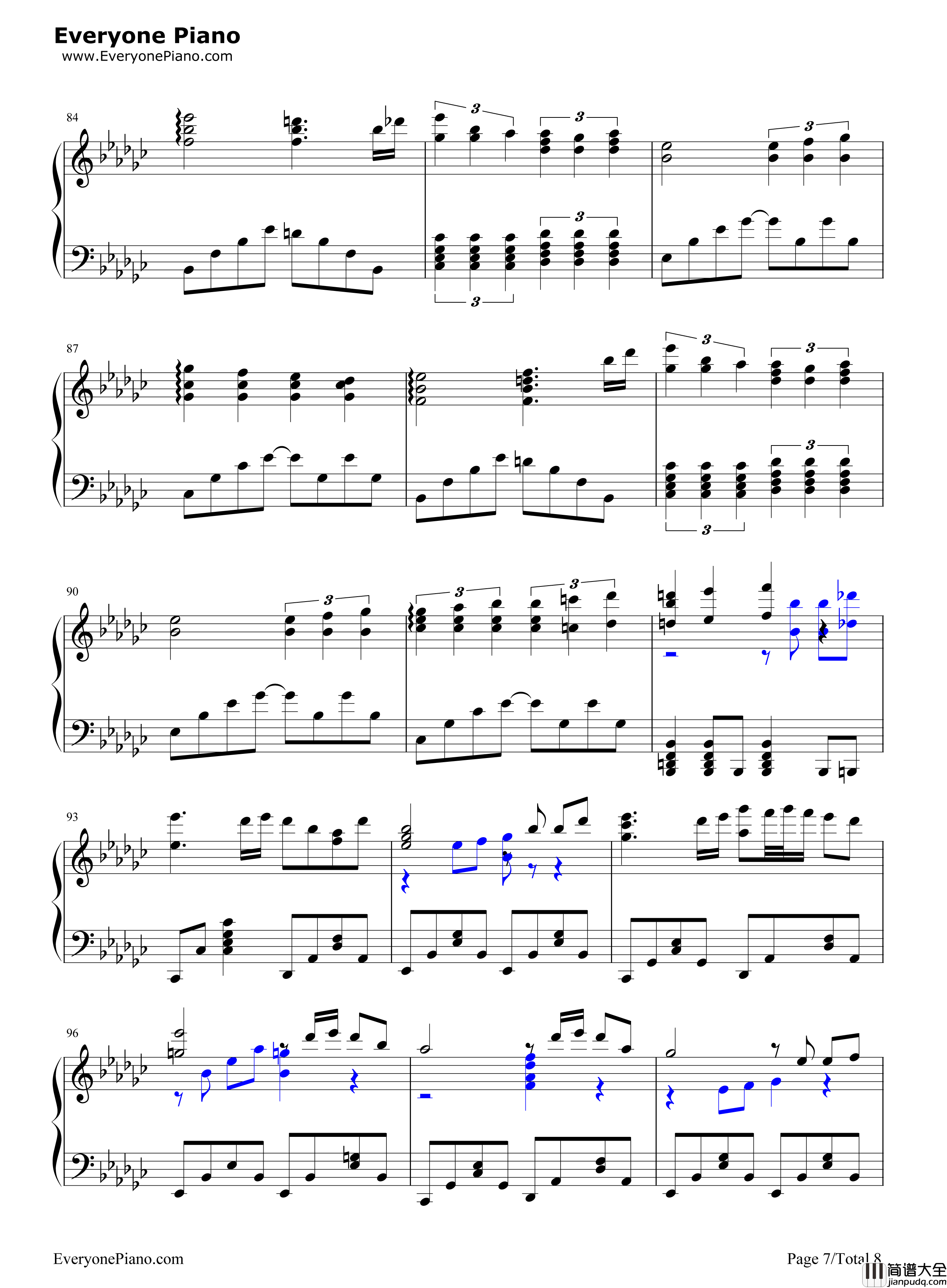 神々が恋した幻想郷钢琴谱_东方Project