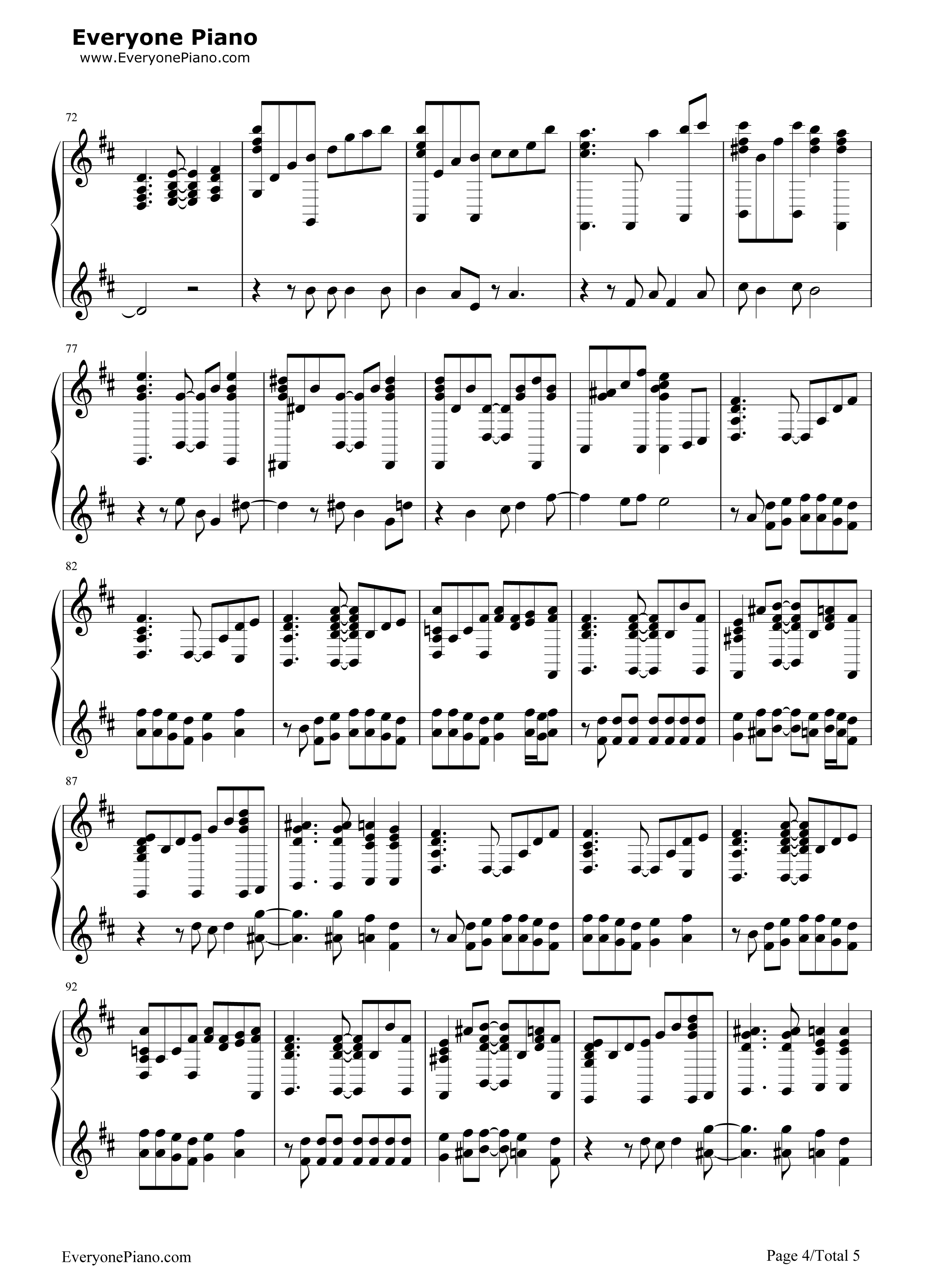 真夏の果実钢琴谱_桑田佳祐