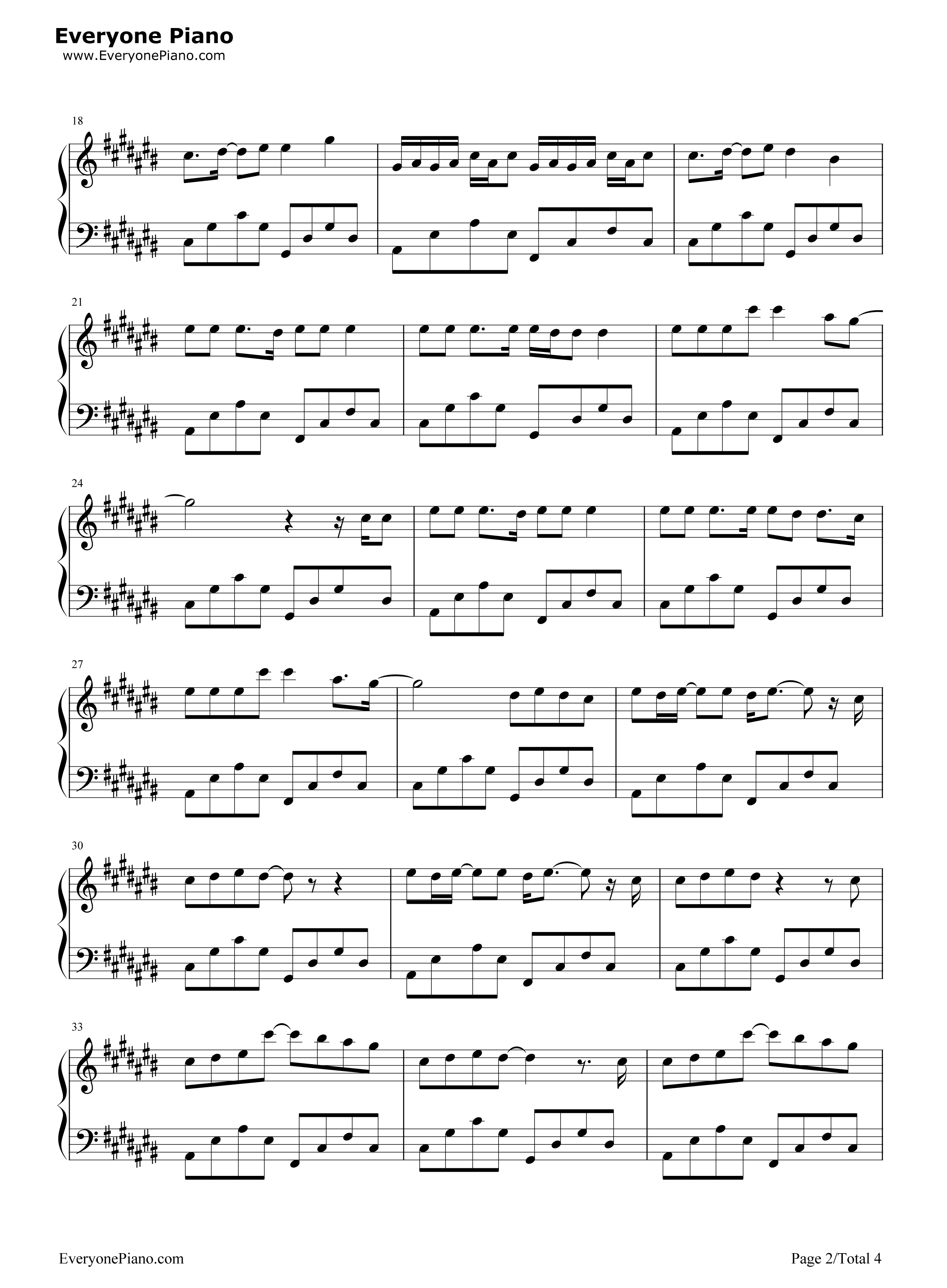 Listen钢琴谱_ONE_OK_ROCK_ft._Avril_Lavigne