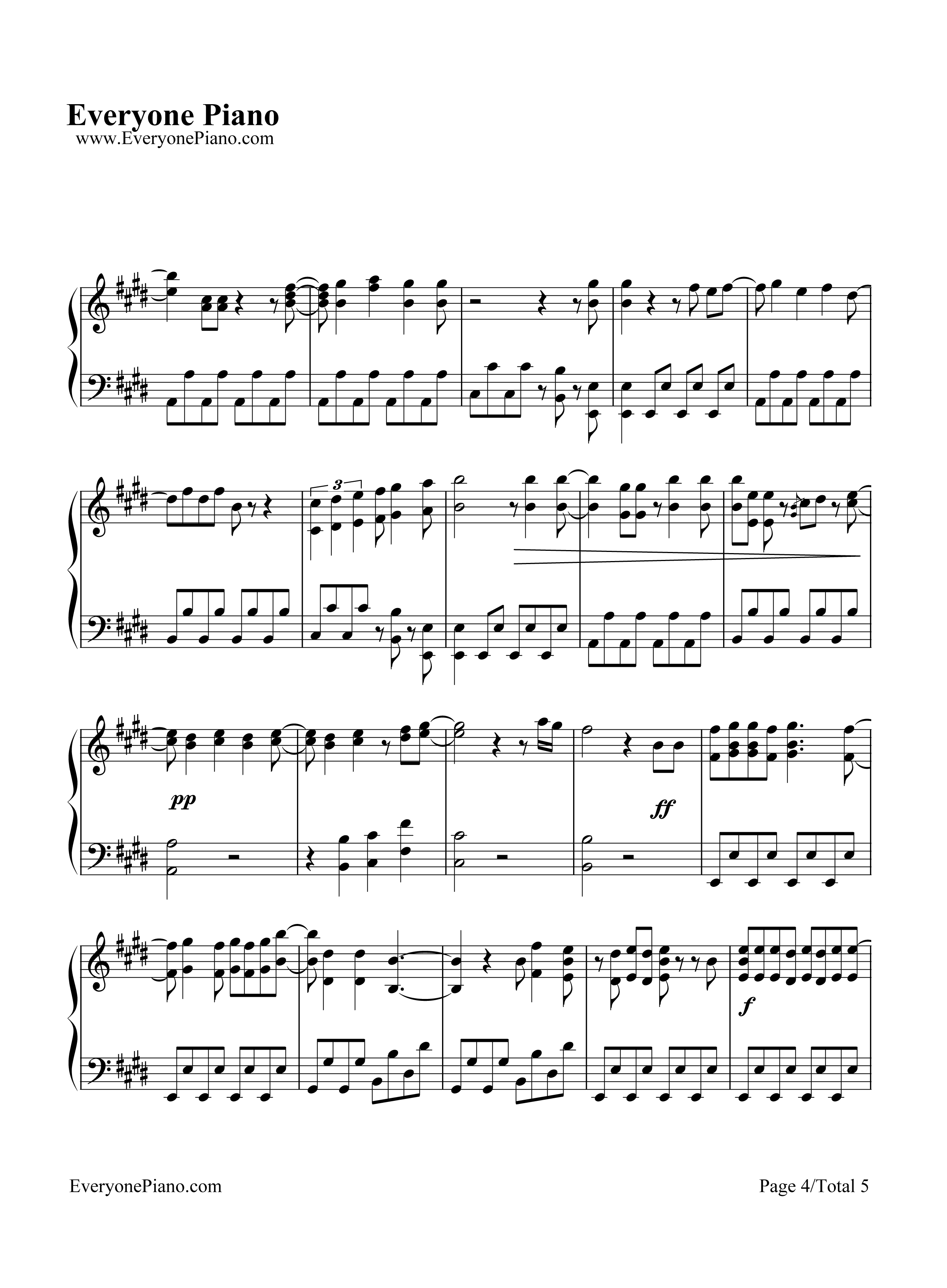 Need_You_Now钢琴谱_Lady_Antebellum