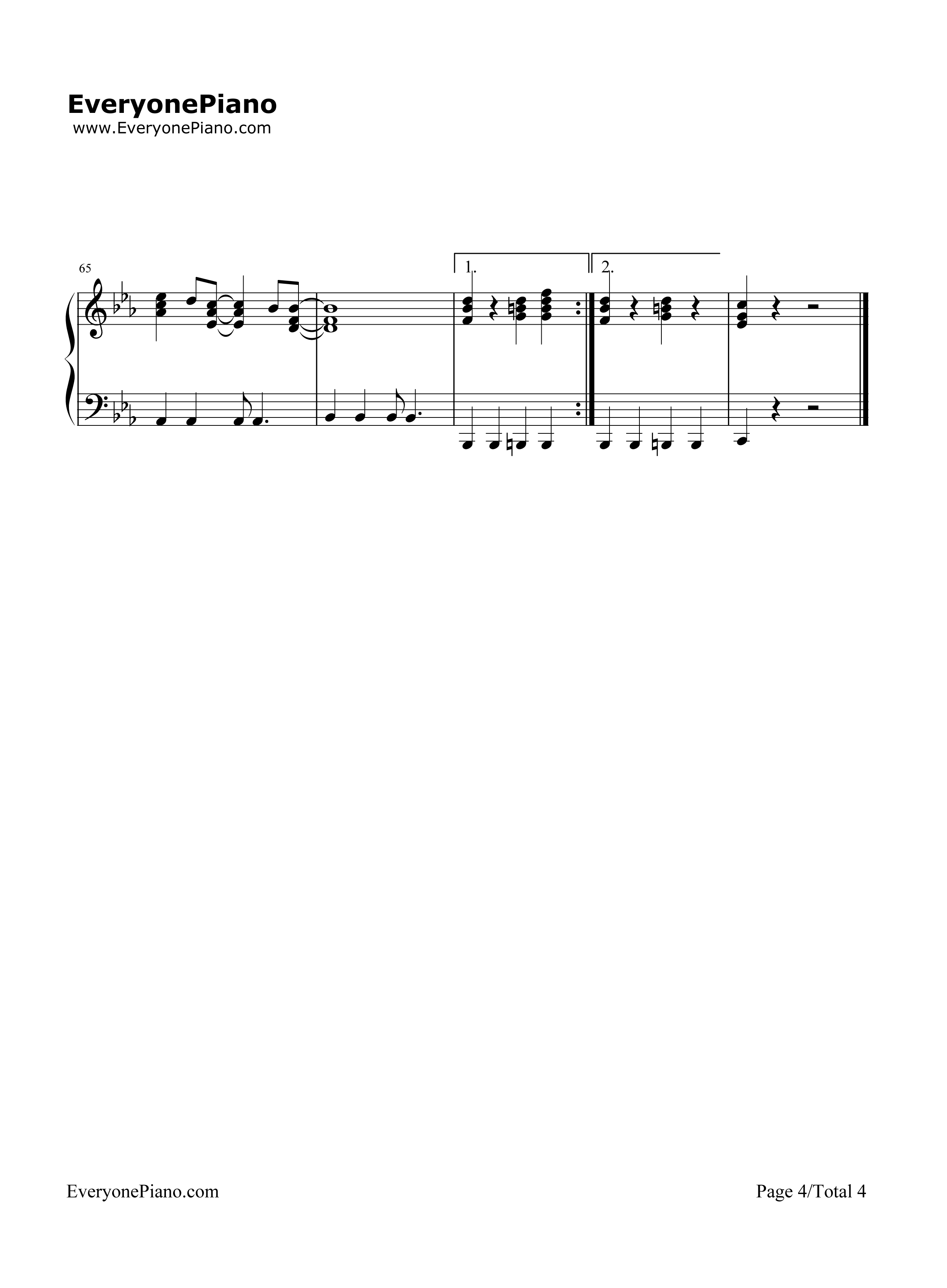 It's_My_Life钢琴谱_Bonjovi