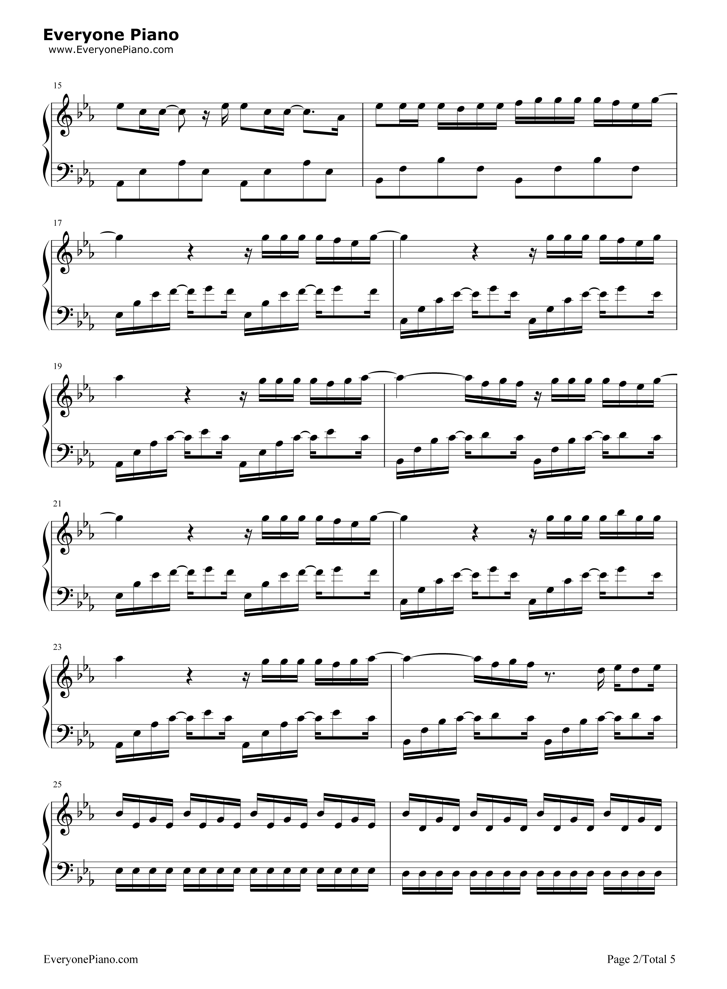 遇见你钢琴谱_牛奶咖啡