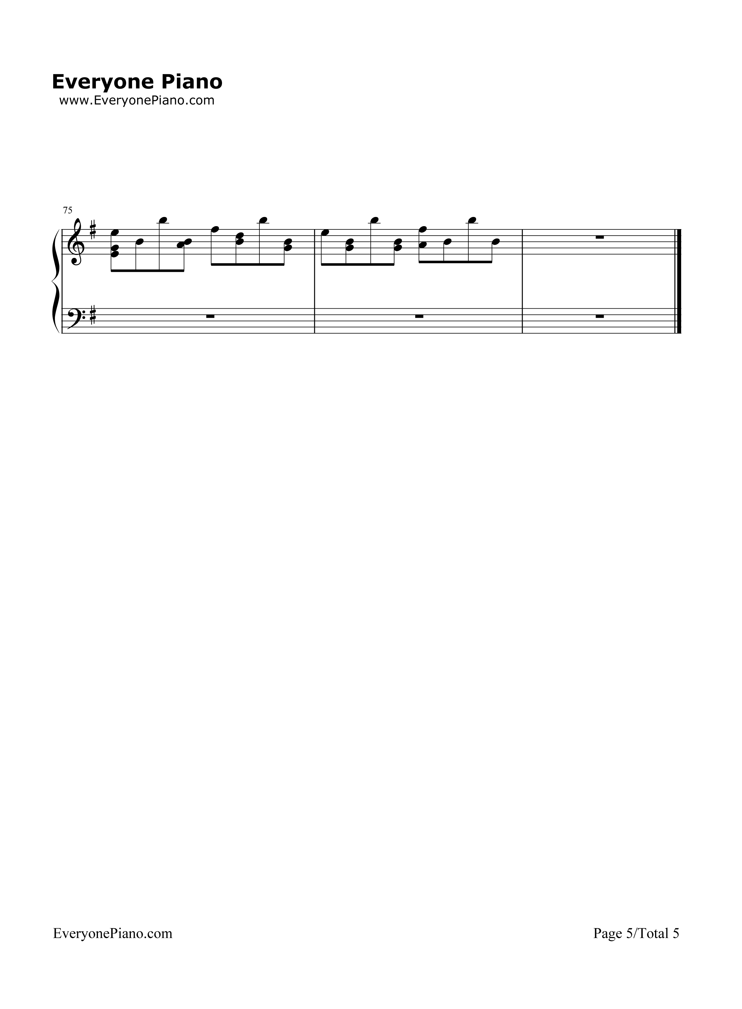 Requiem钢琴谱_柊奈绪