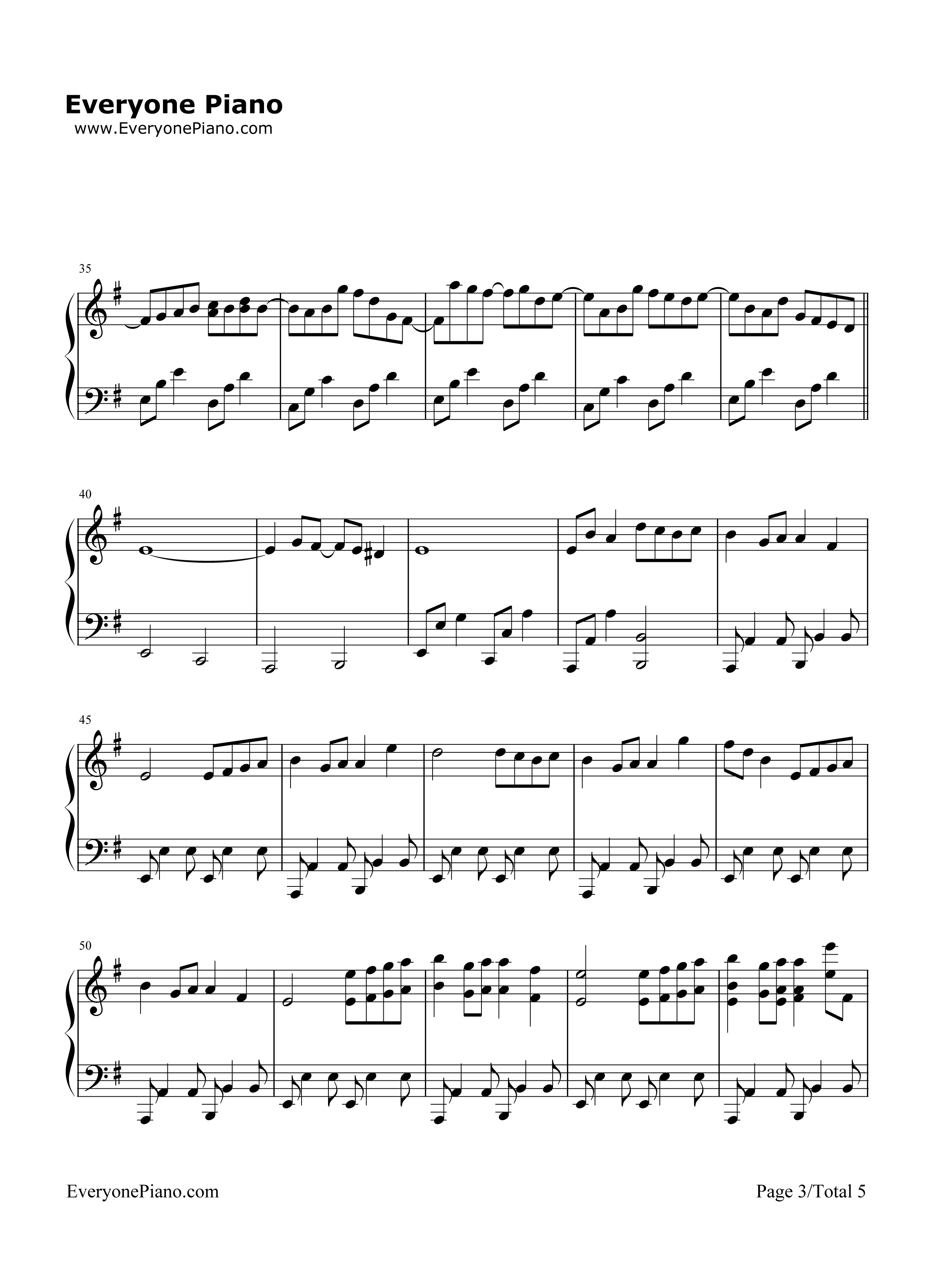 Requiem钢琴谱_柊奈绪