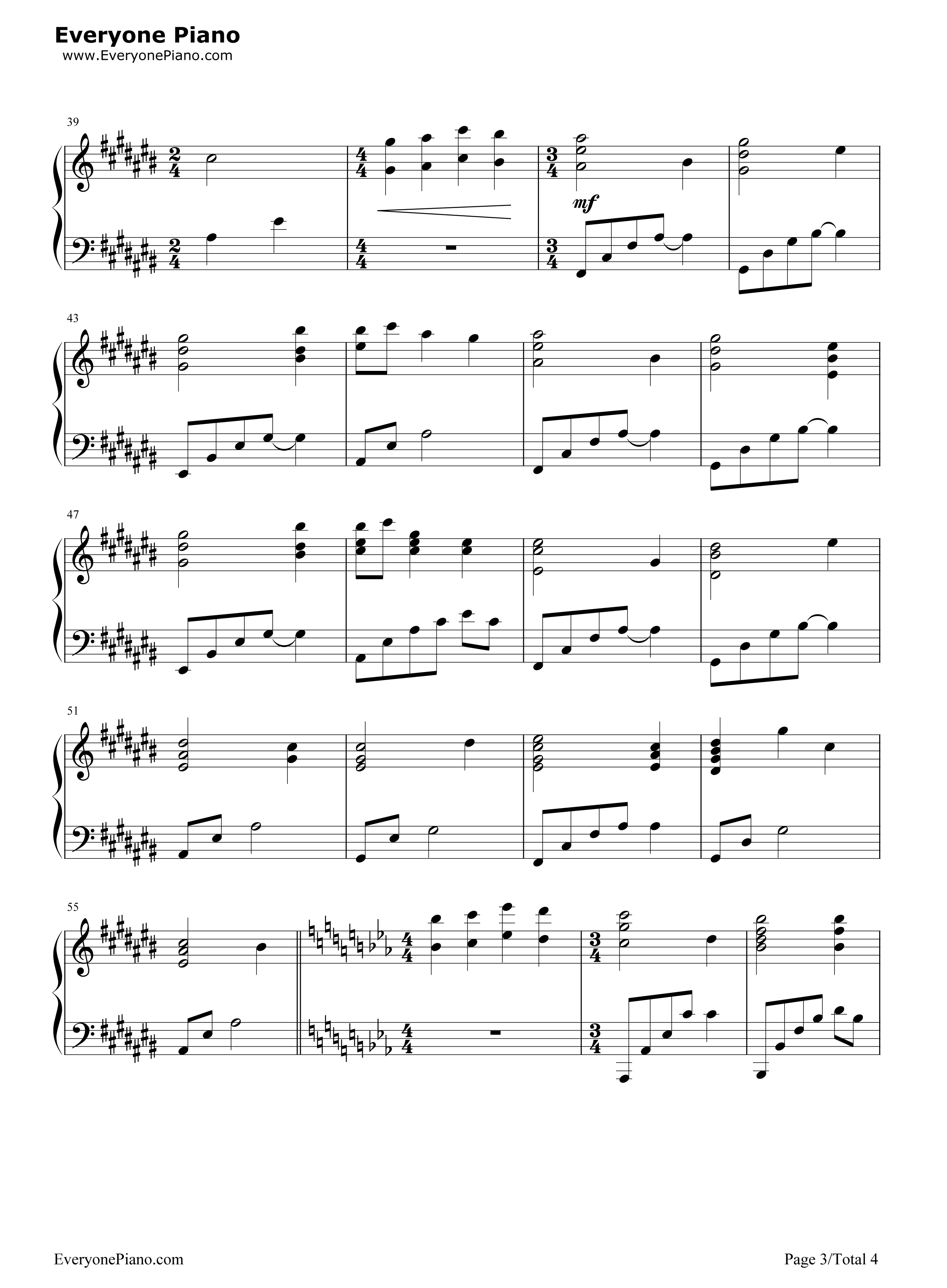 旅钢琴谱_麻枝准