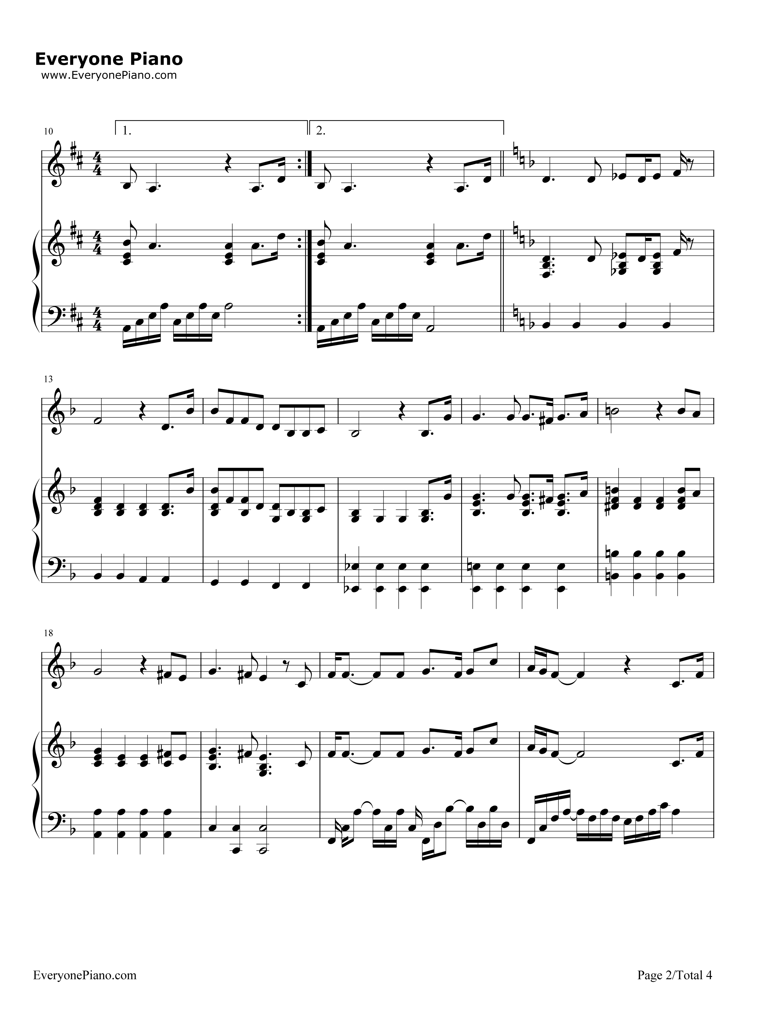 On_My_Own钢琴谱_Claude_Michel_Schroenberg__Alain_Boubil