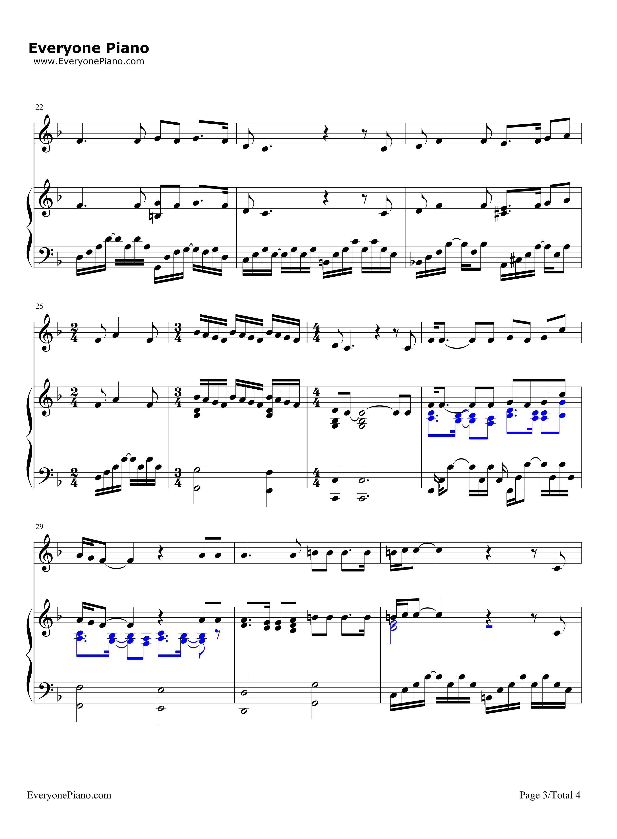 On_My_Own钢琴谱_Claude_Michel_Schroenberg__Alain_Boubil