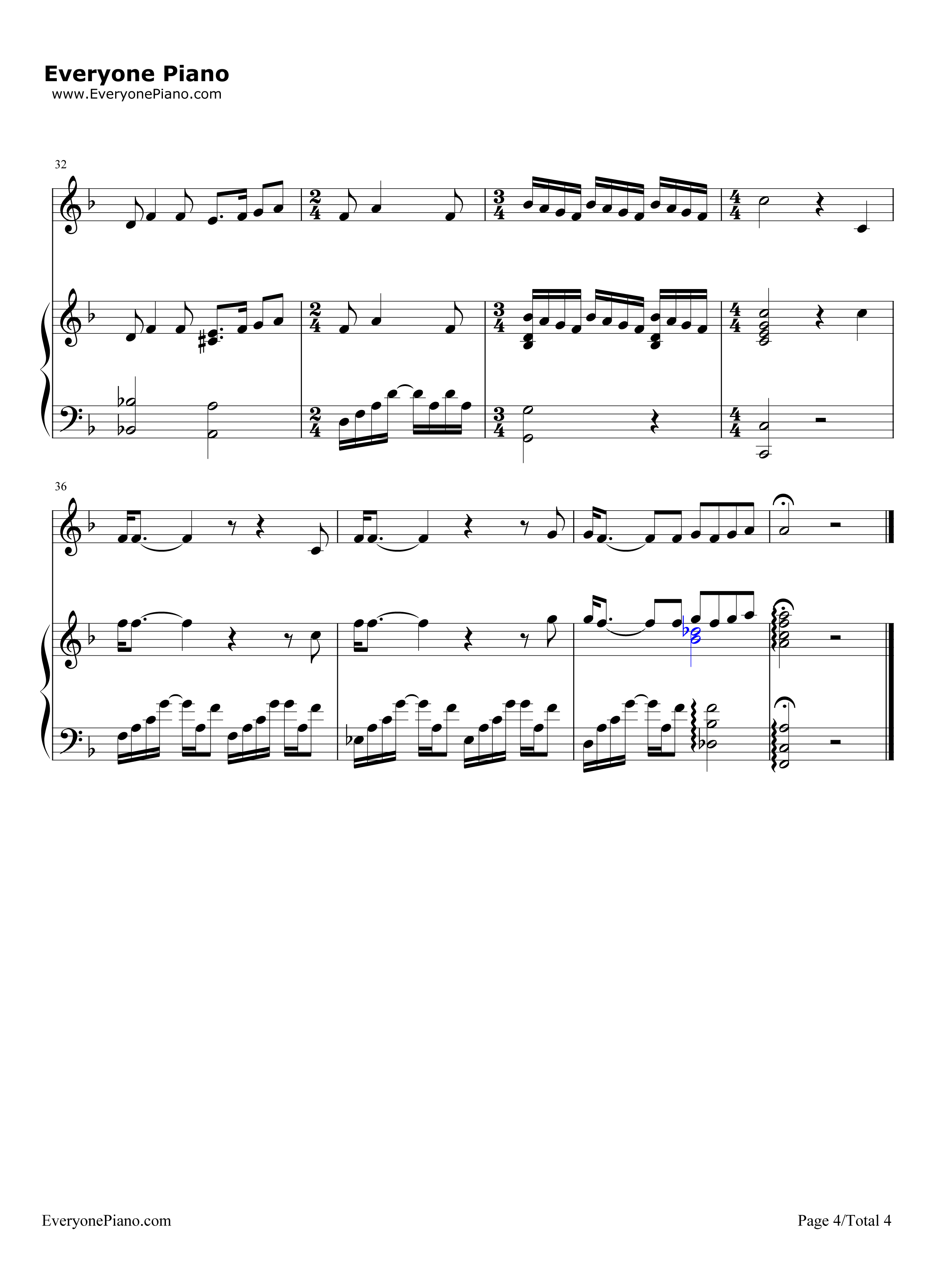 On_My_Own钢琴谱_Claude_Michel_Schroenberg__Alain_Boubil