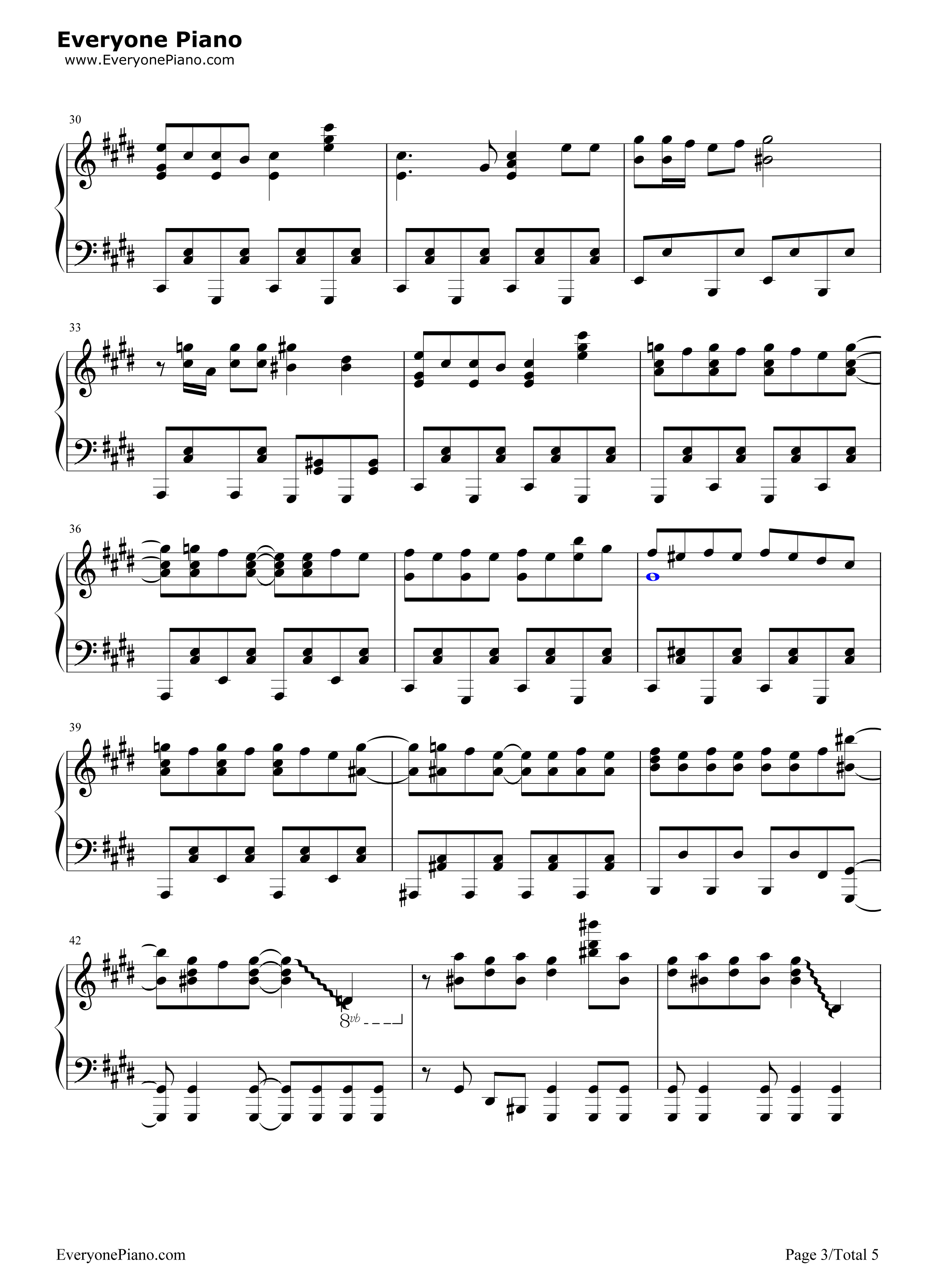 恋は浑沌の隷也钢琴谱_田中秀