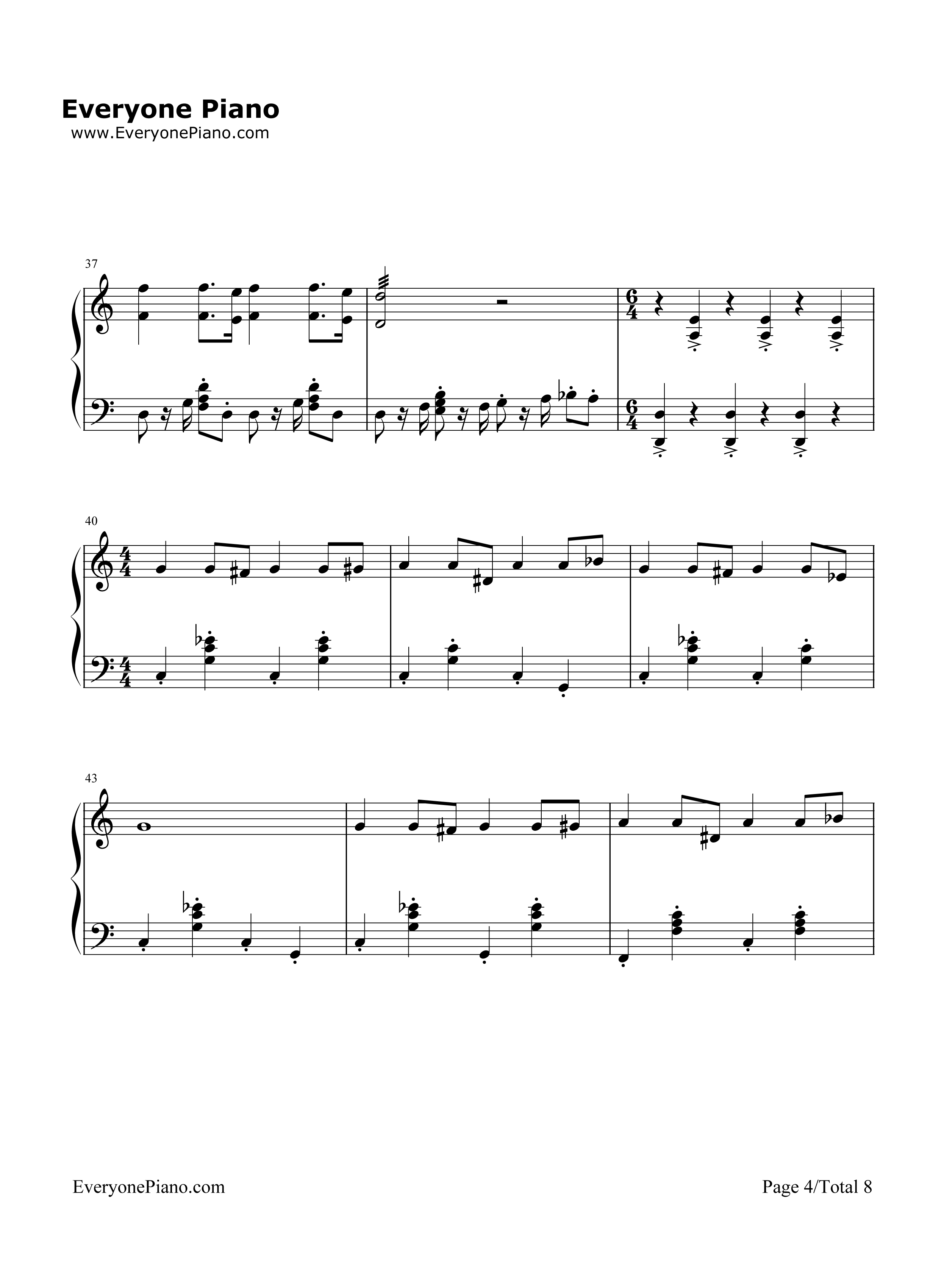 Discombobulate钢琴谱_Hans_Zimmer