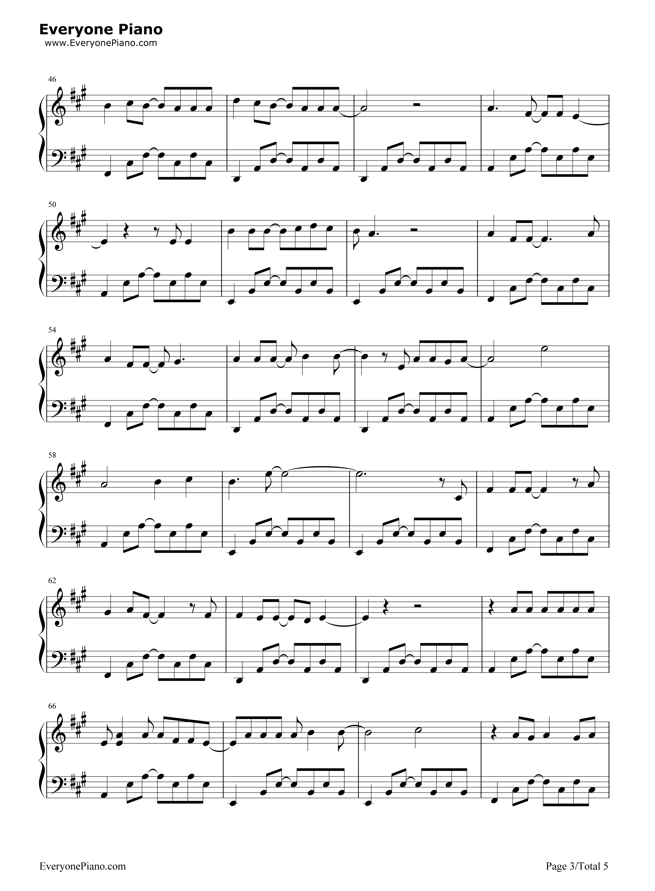 漂流爱情钢琴谱_Michael_Learns_To_Rock_杨斯捷