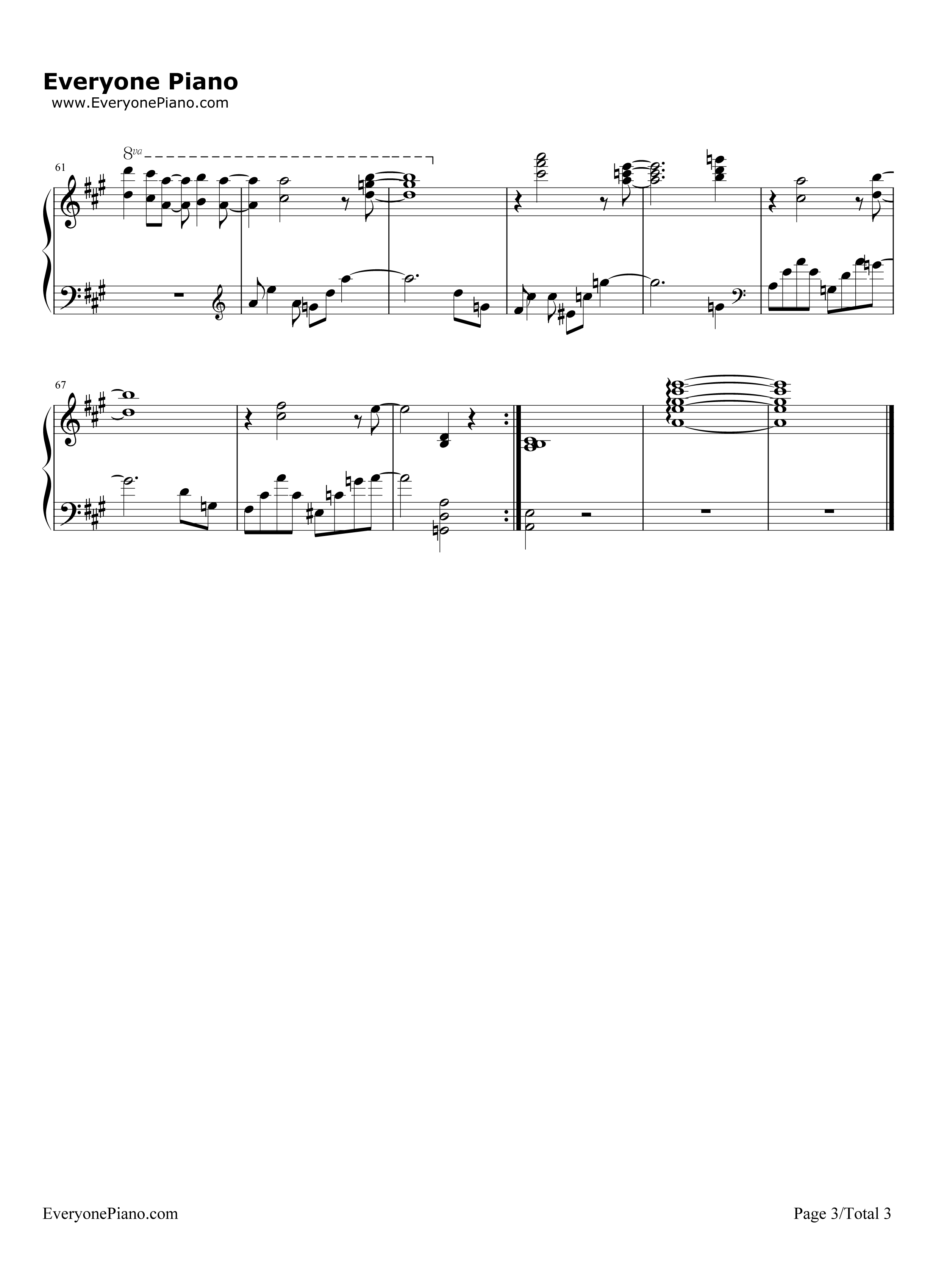 こんなに近くで钢琴谱_Crystal_Kay