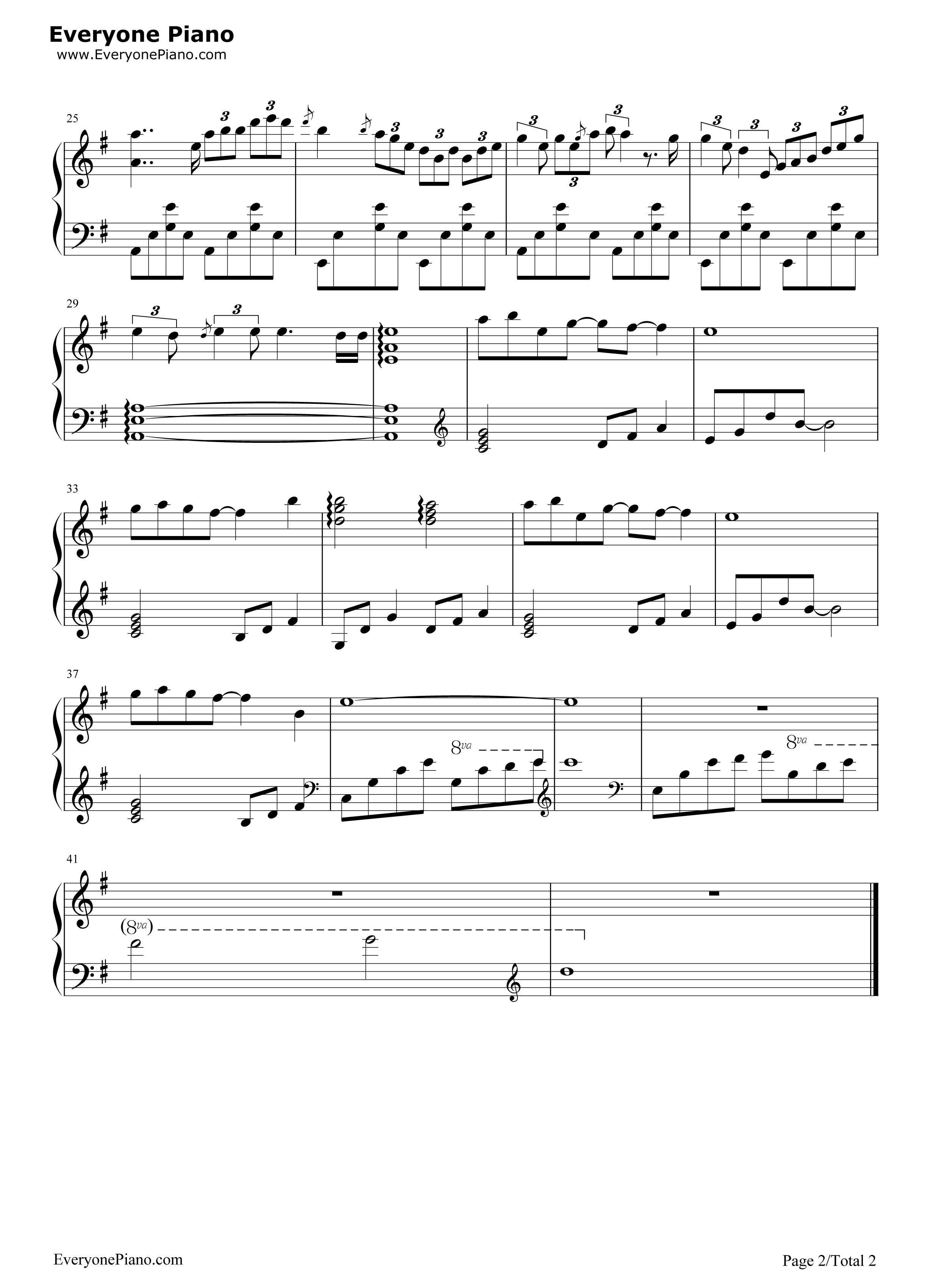 哀と悲钢琴谱_高梨康治