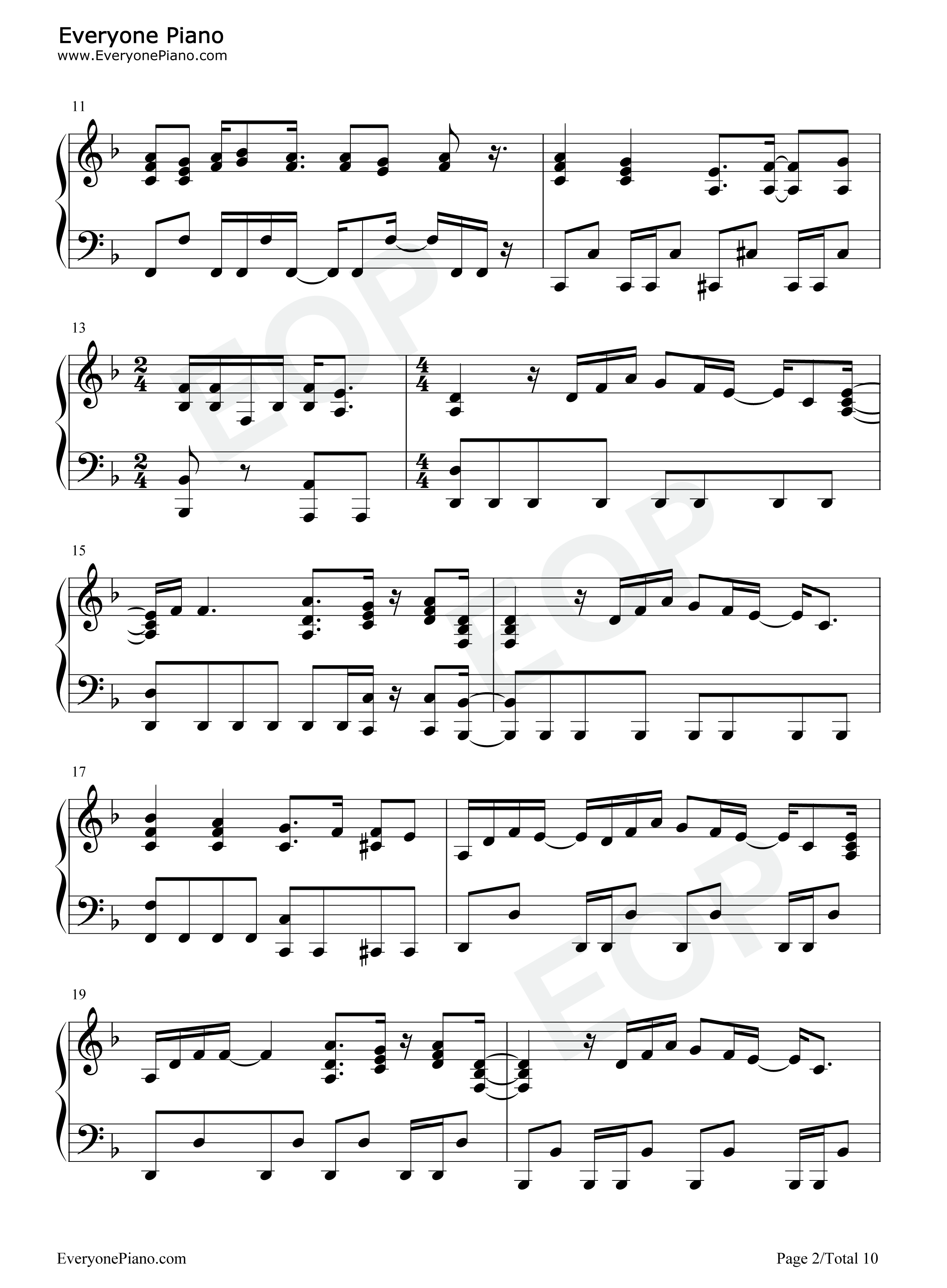 Date_A_Live钢琴谱_Sweet_Arms