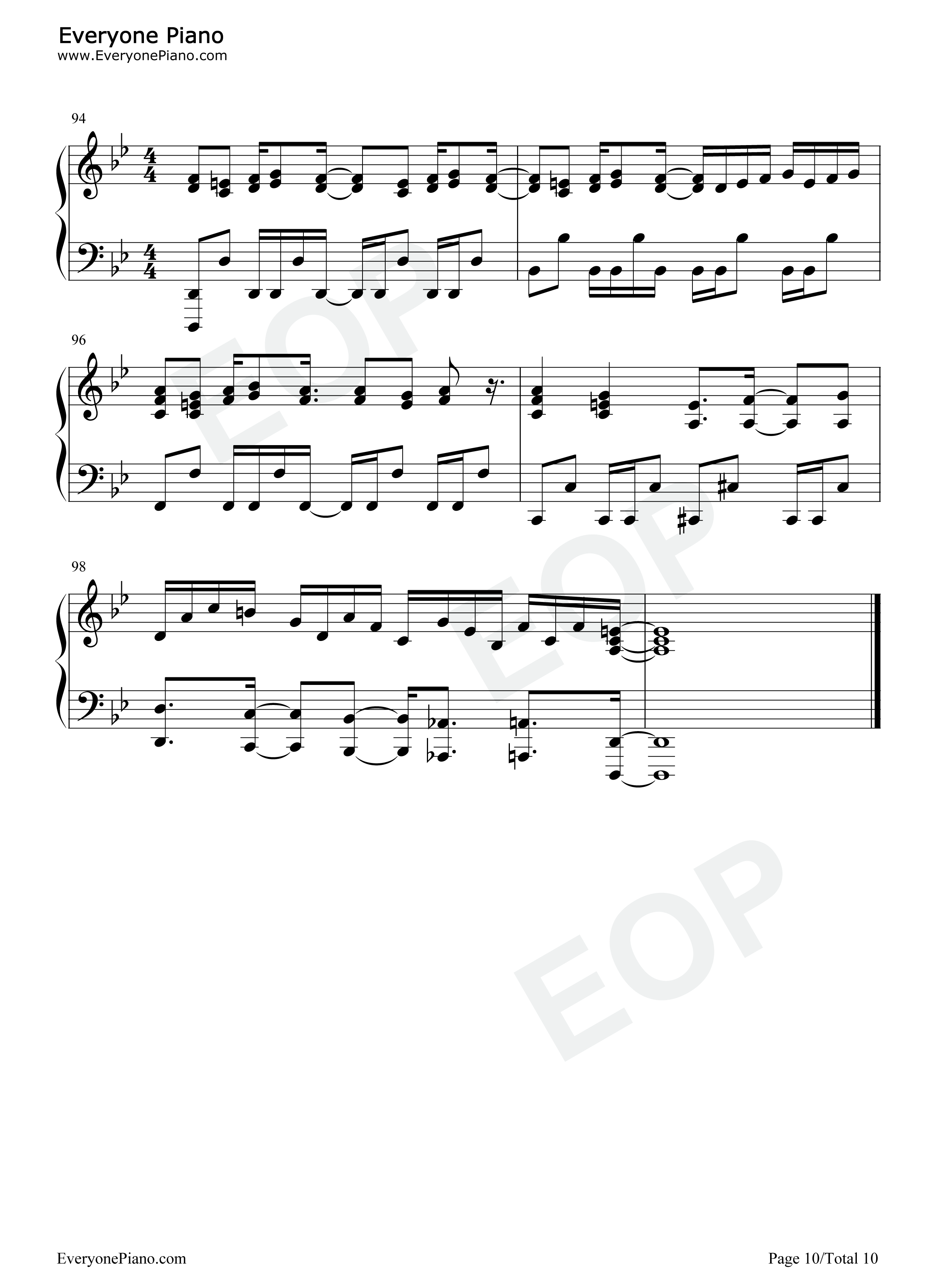 Date_A_Live钢琴谱_Sweet_Arms