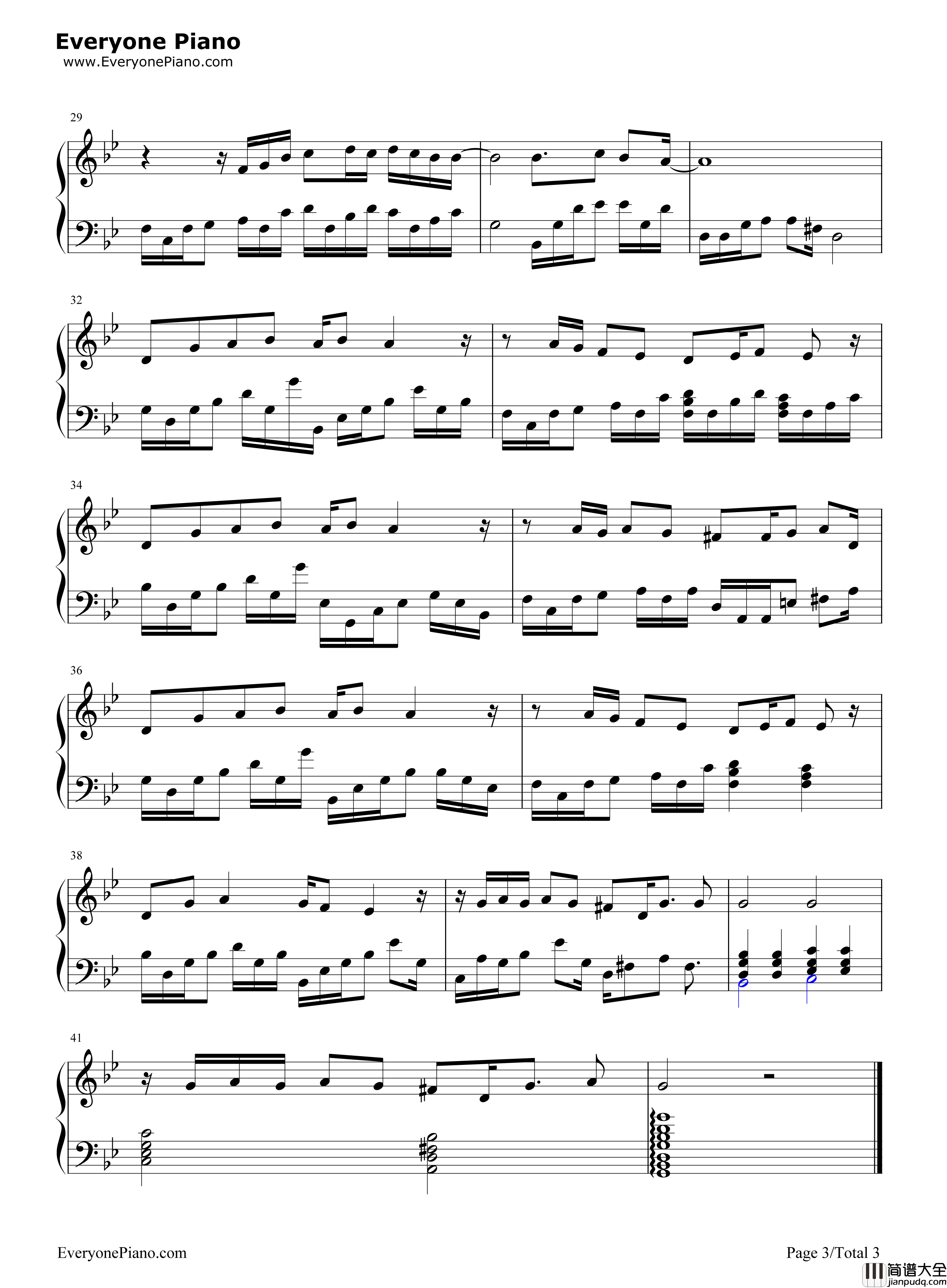 Burning燃烧钢琴谱_玛丽亚·亚瑞唐多__Maria_Arredondo