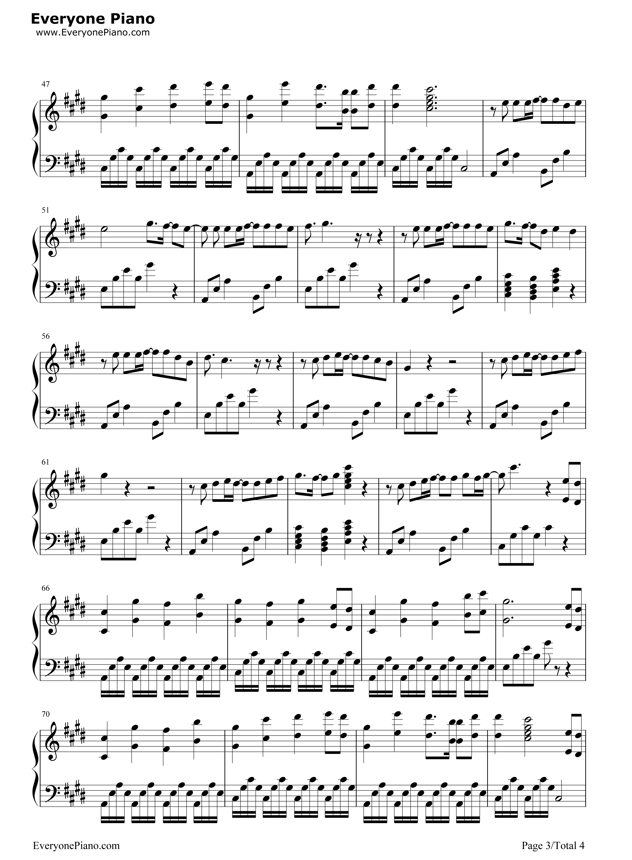 云巅长歌钢琴谱_白永羲_祝羽弦