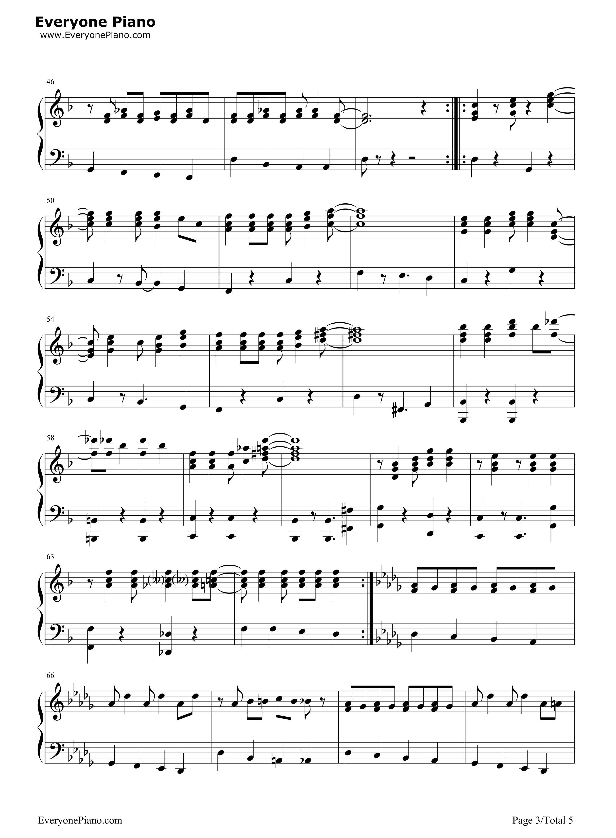 Cantina_Band钢琴谱_John_Williams