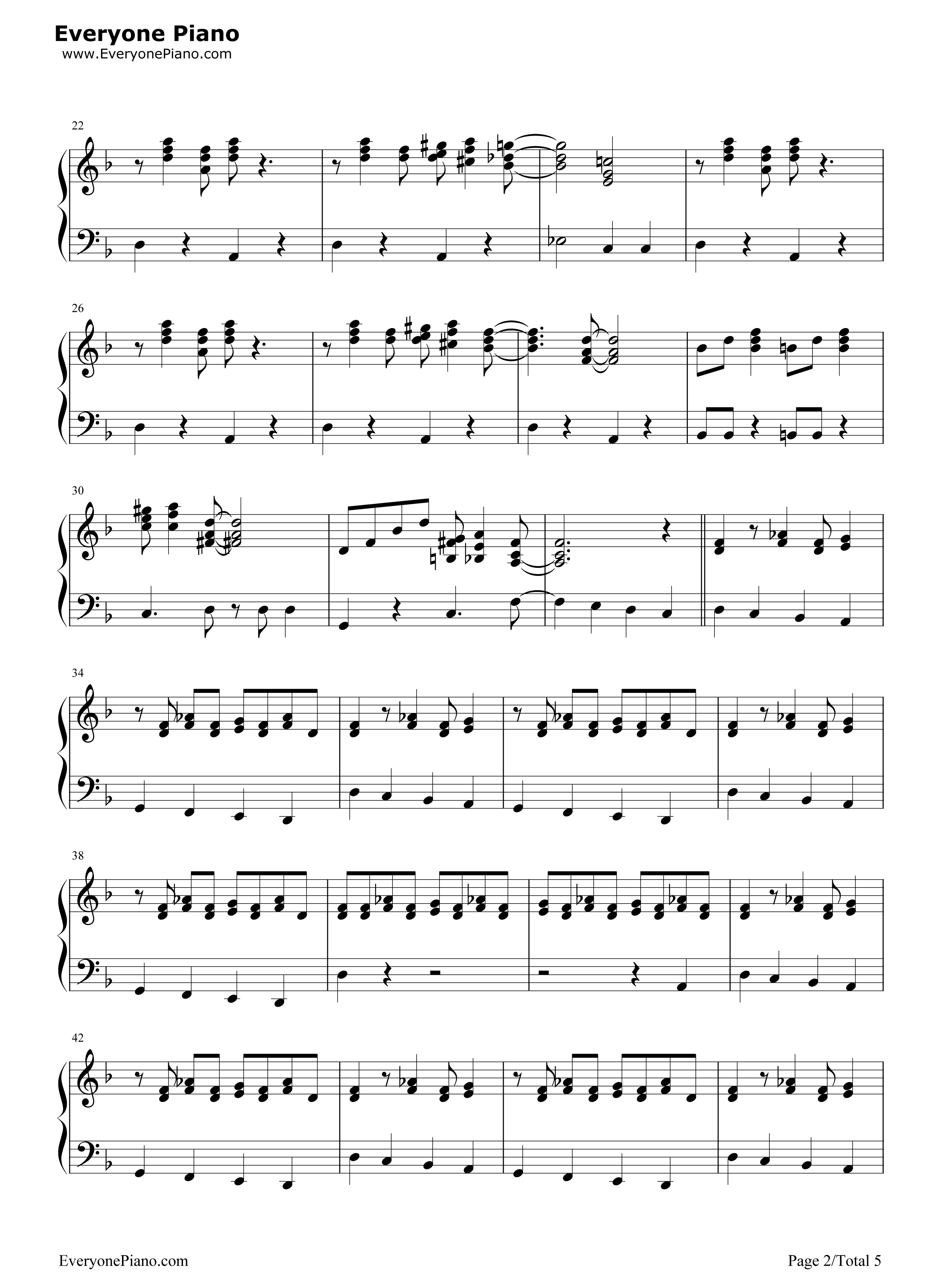 Cantina_Band钢琴谱_John_Williams