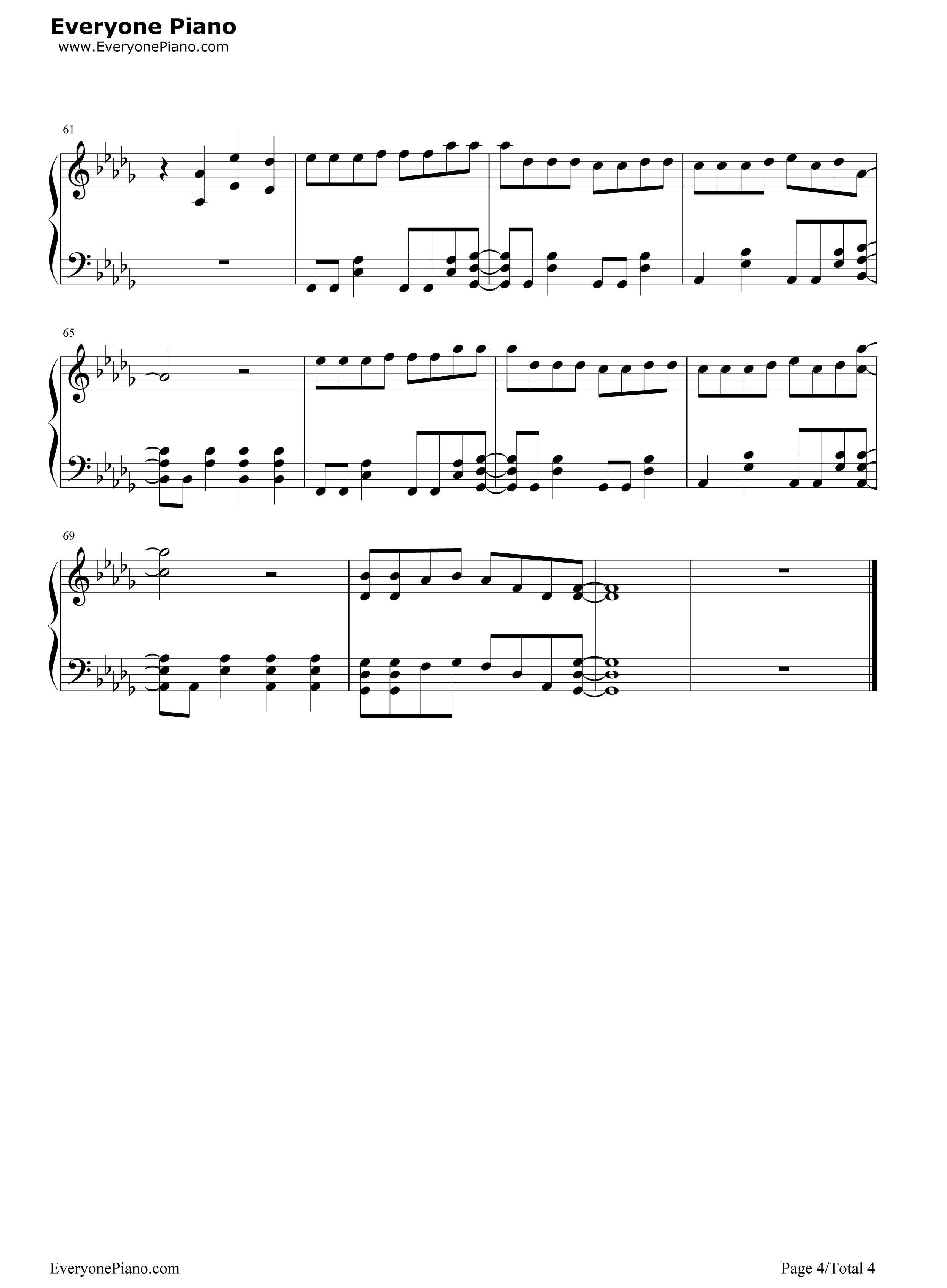 カナデアイ钢琴谱_イトヲカシ（伊东歌词太郎）