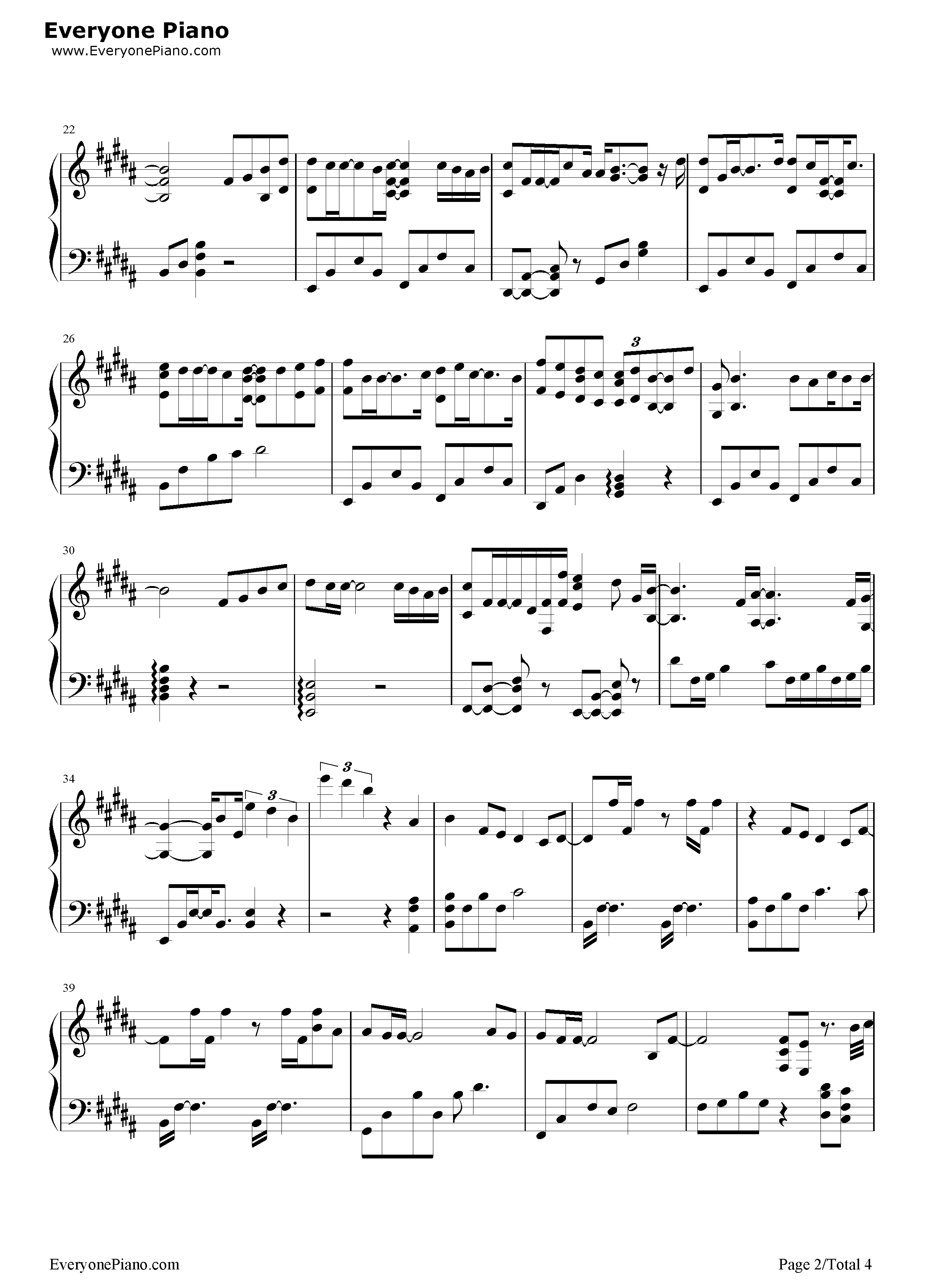 梦钢琴谱_王博文