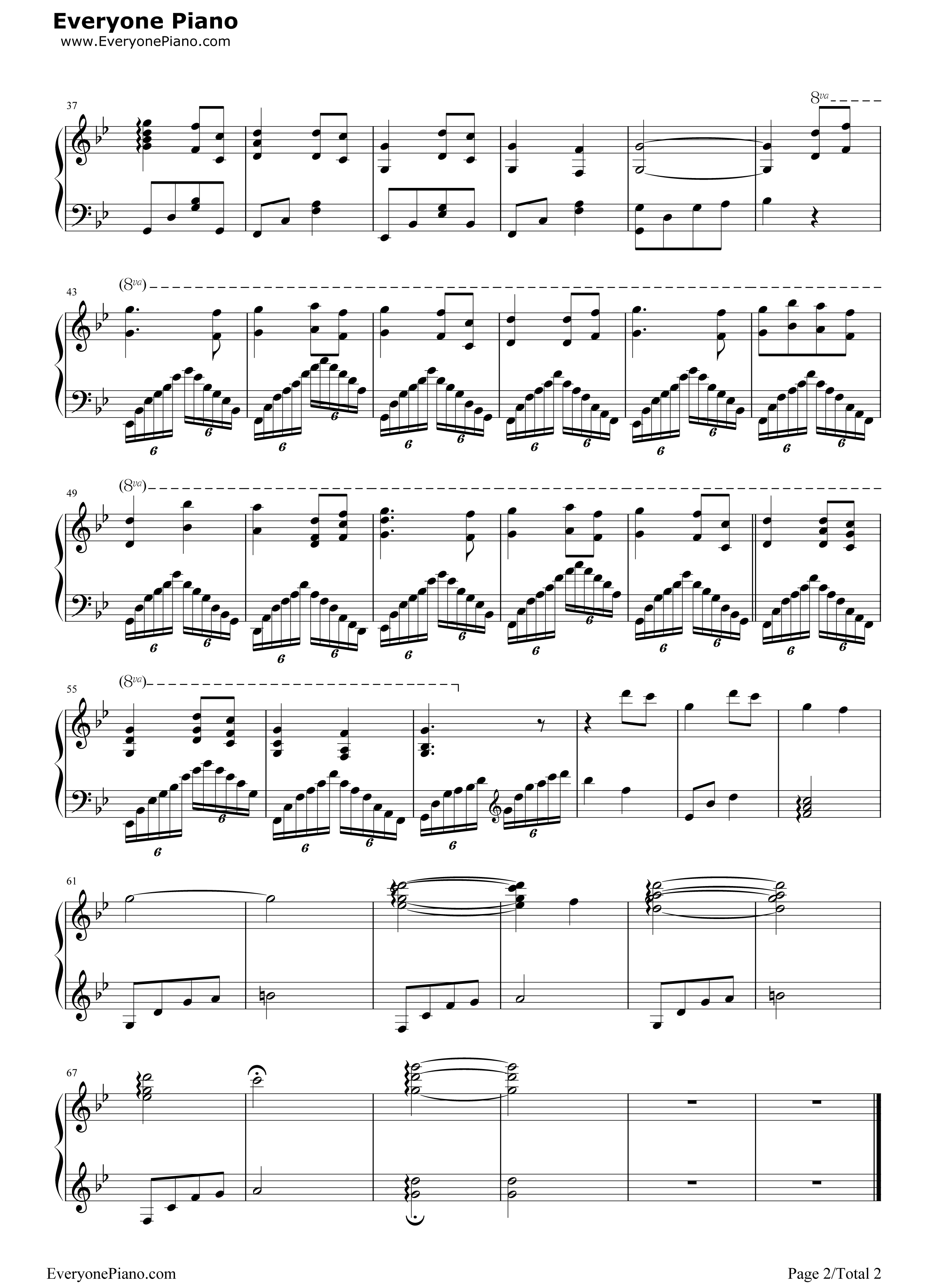 穿越时空的思念钢琴谱_暮落枫