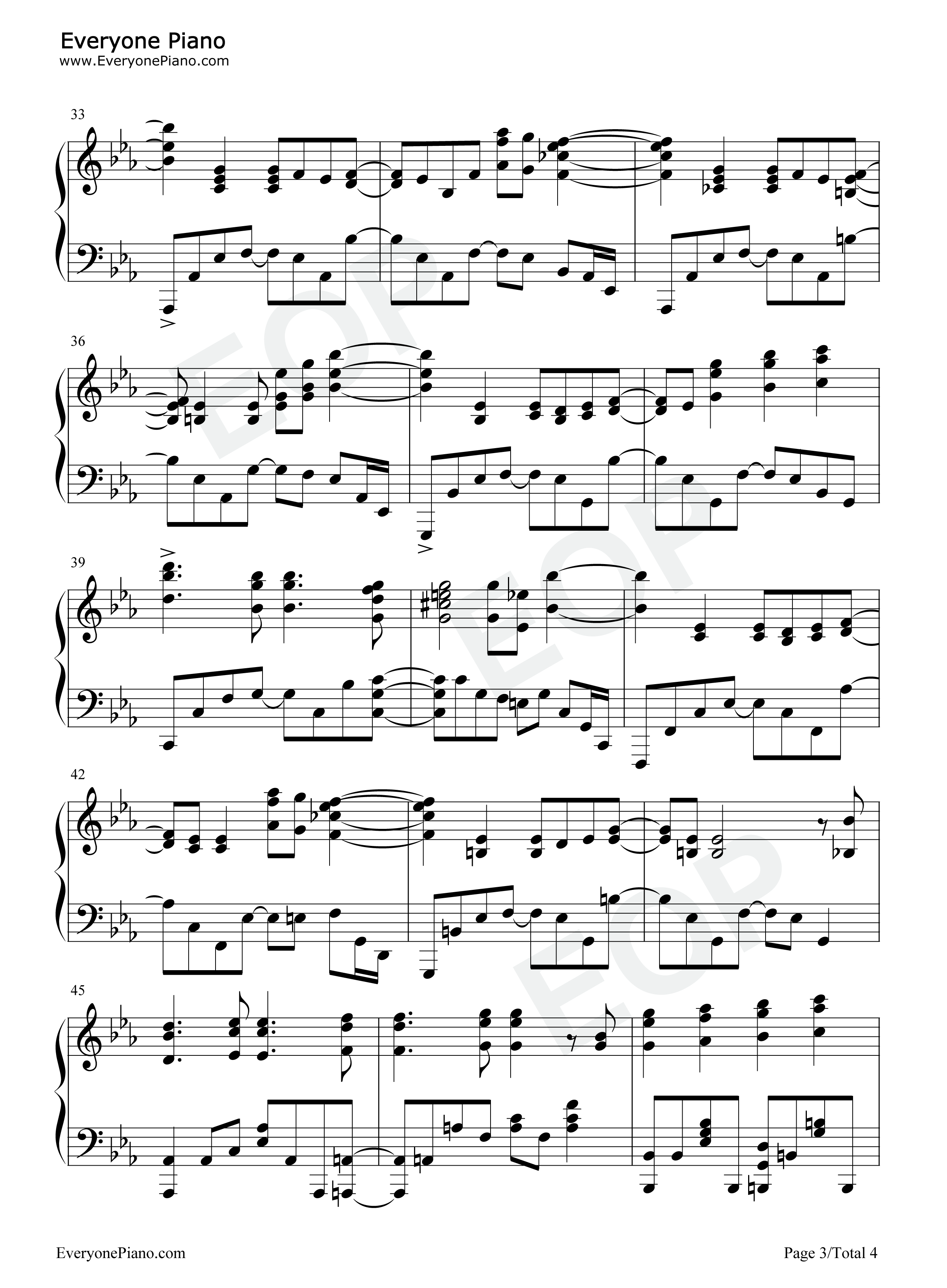 やじるし钢琴谱_Pokapokaion_ぽかぽかイオン