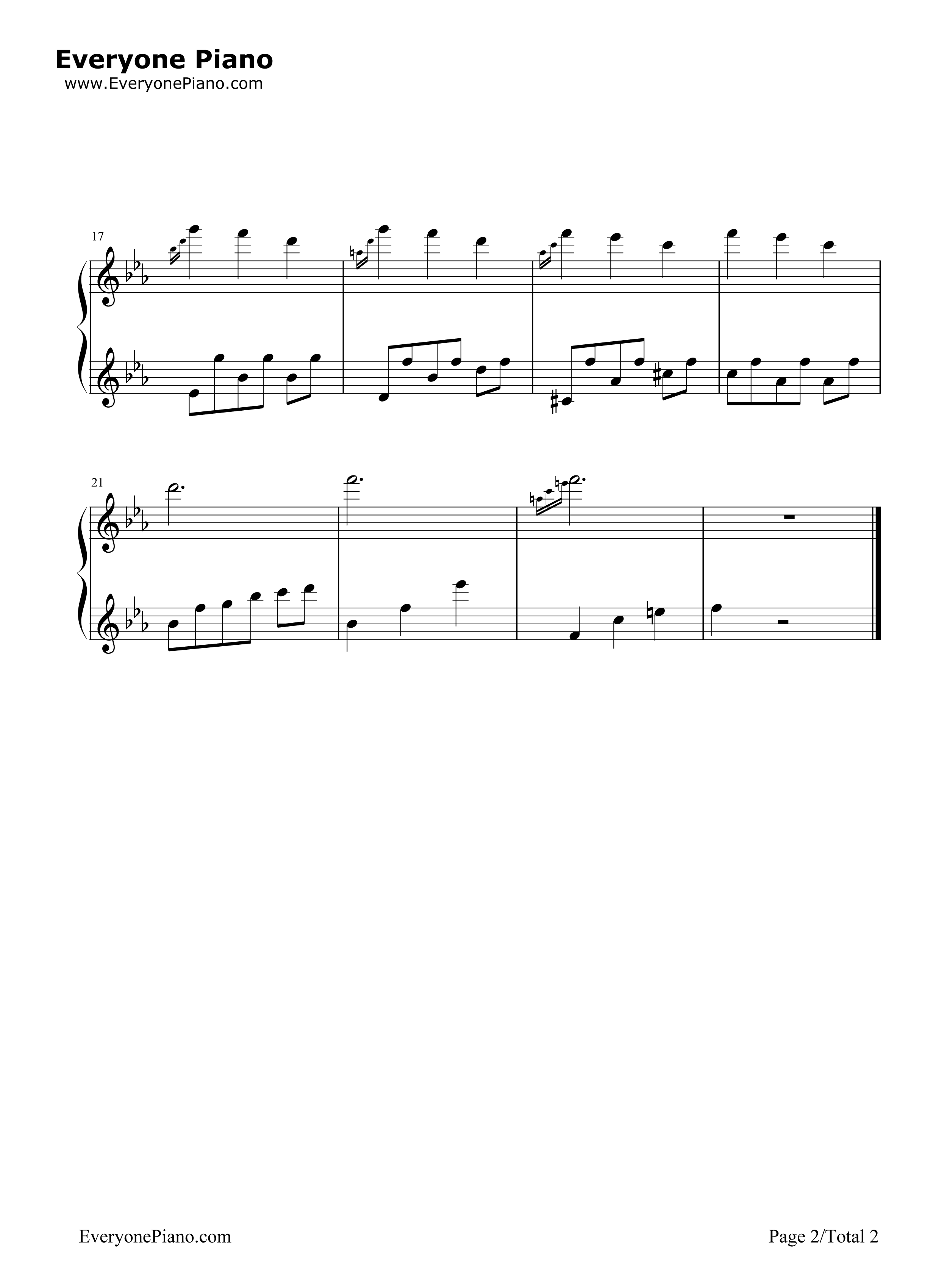 こわれかけのオルゴール钢琴谱_佐藤ひろ美