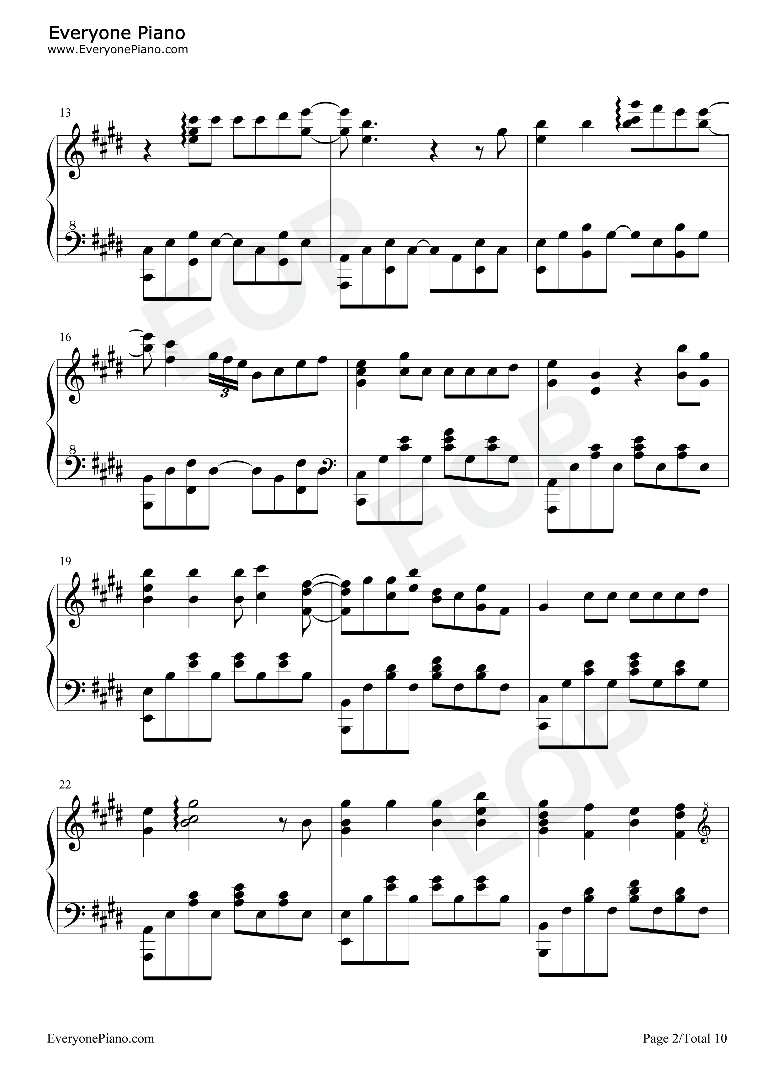 惊蛰钢琴谱_音阙诗听_王梓钰