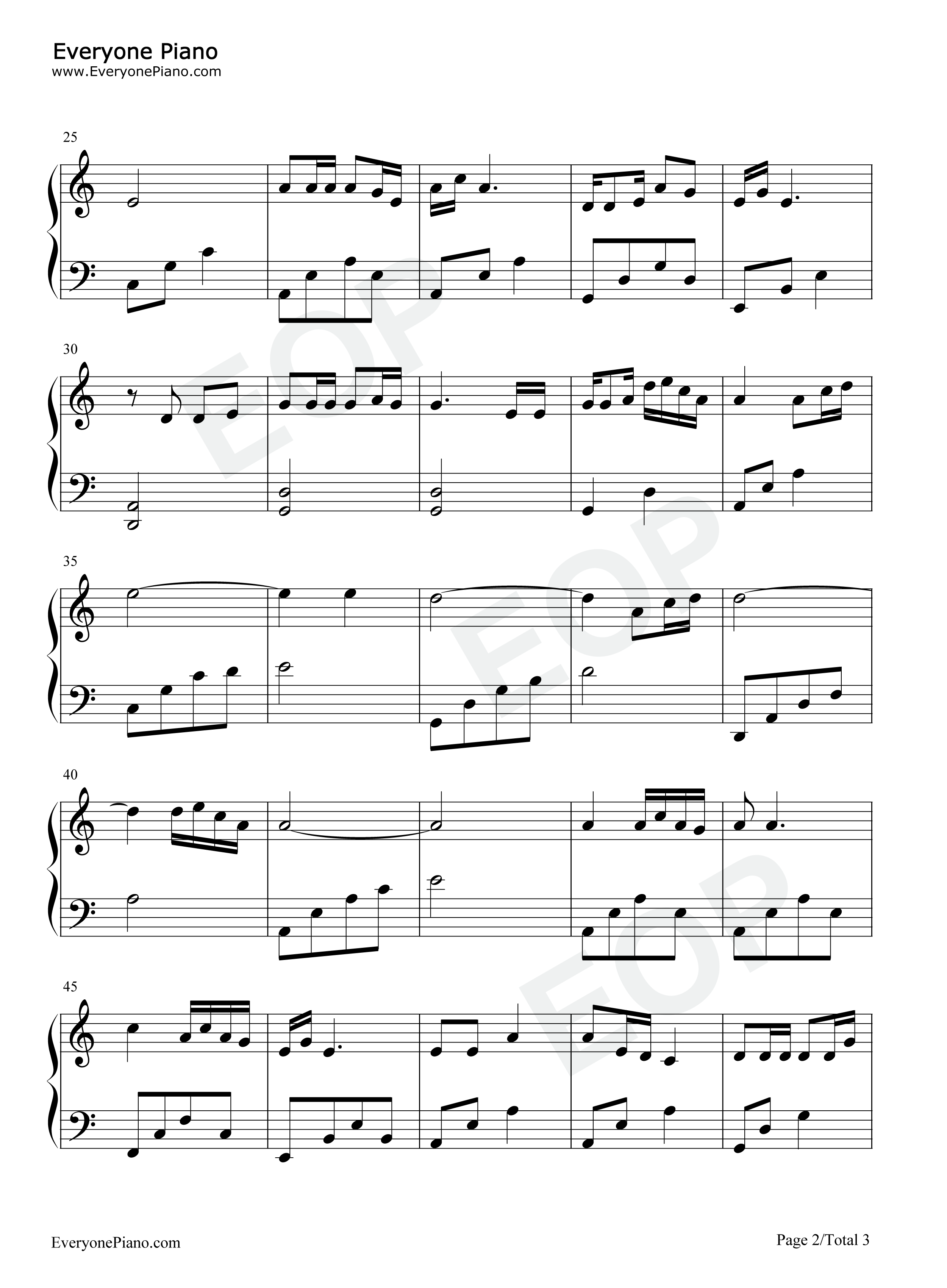 高原蓝钢琴谱_乌兰托娅