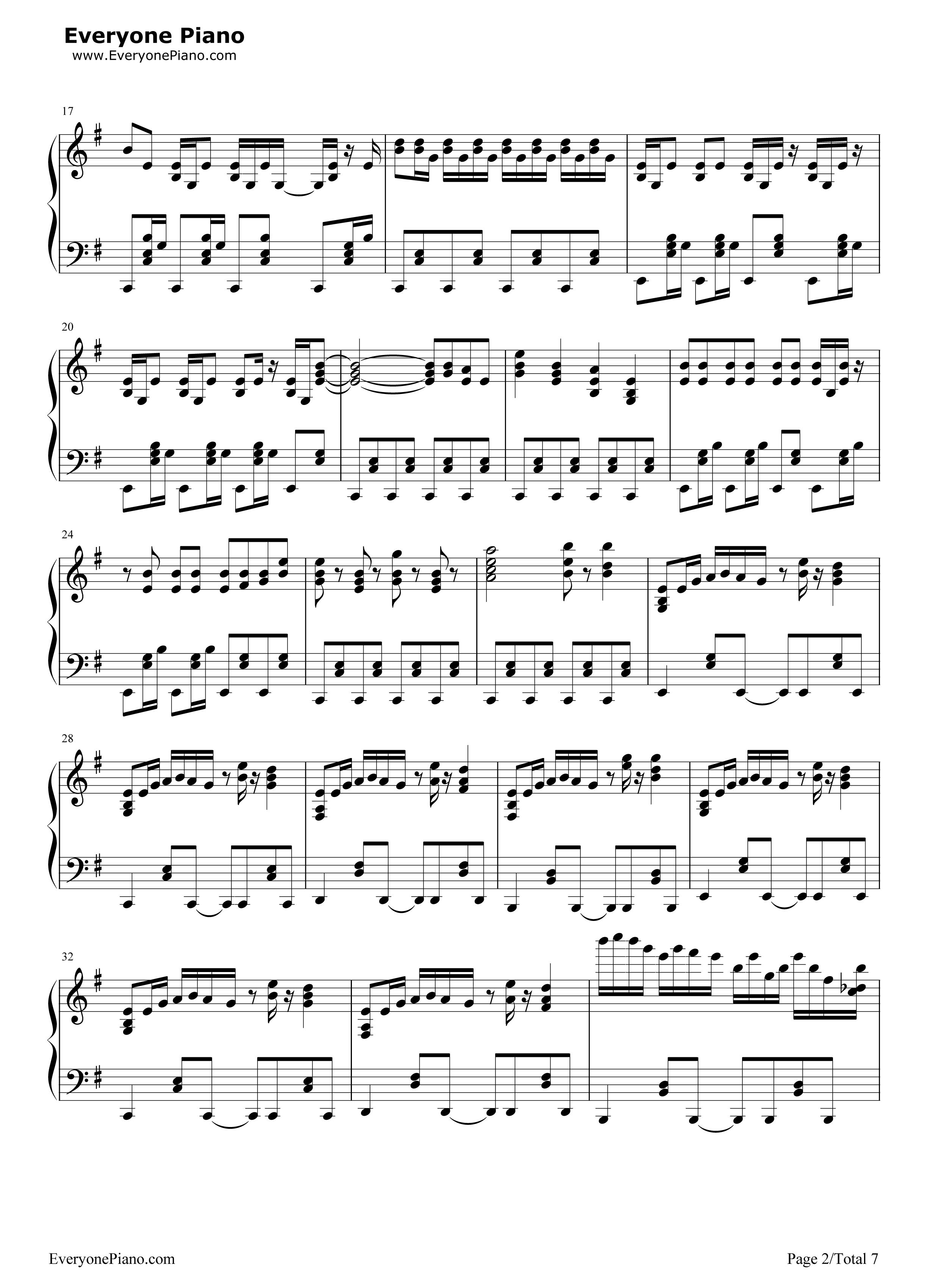 _裏表ラバーズ_（内外情人）钢琴谱_初音ミク__初音未来