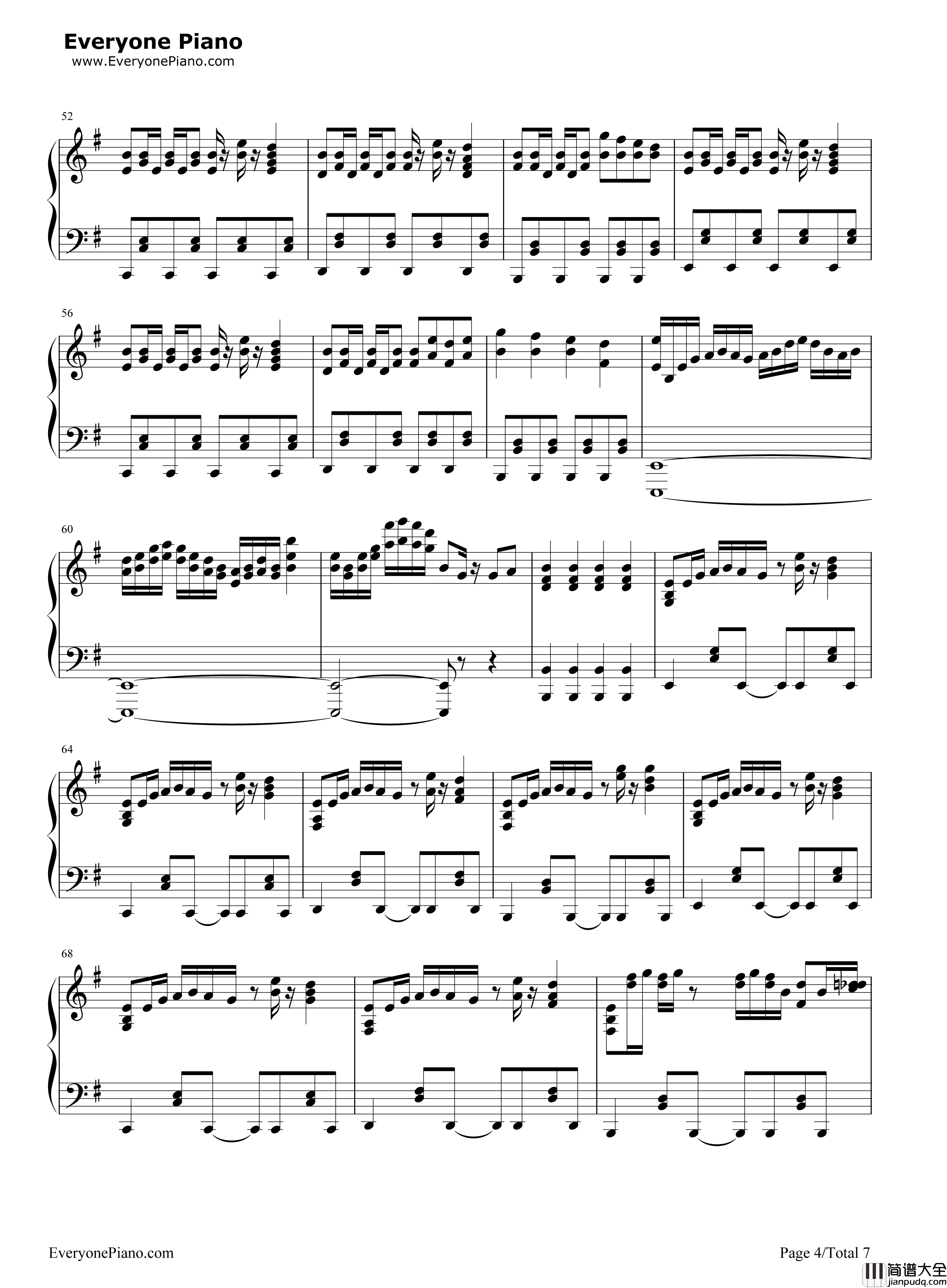 _裏表ラバーズ_（内外情人）钢琴谱_初音ミク__初音未来